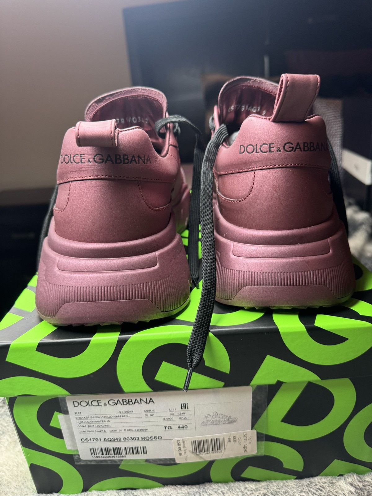 Dolce & Gabbana Dolce & Gabbana Sneaker Bassa Vitello Nappato Size US 11 / EU 44 - 4 Thumbnail
