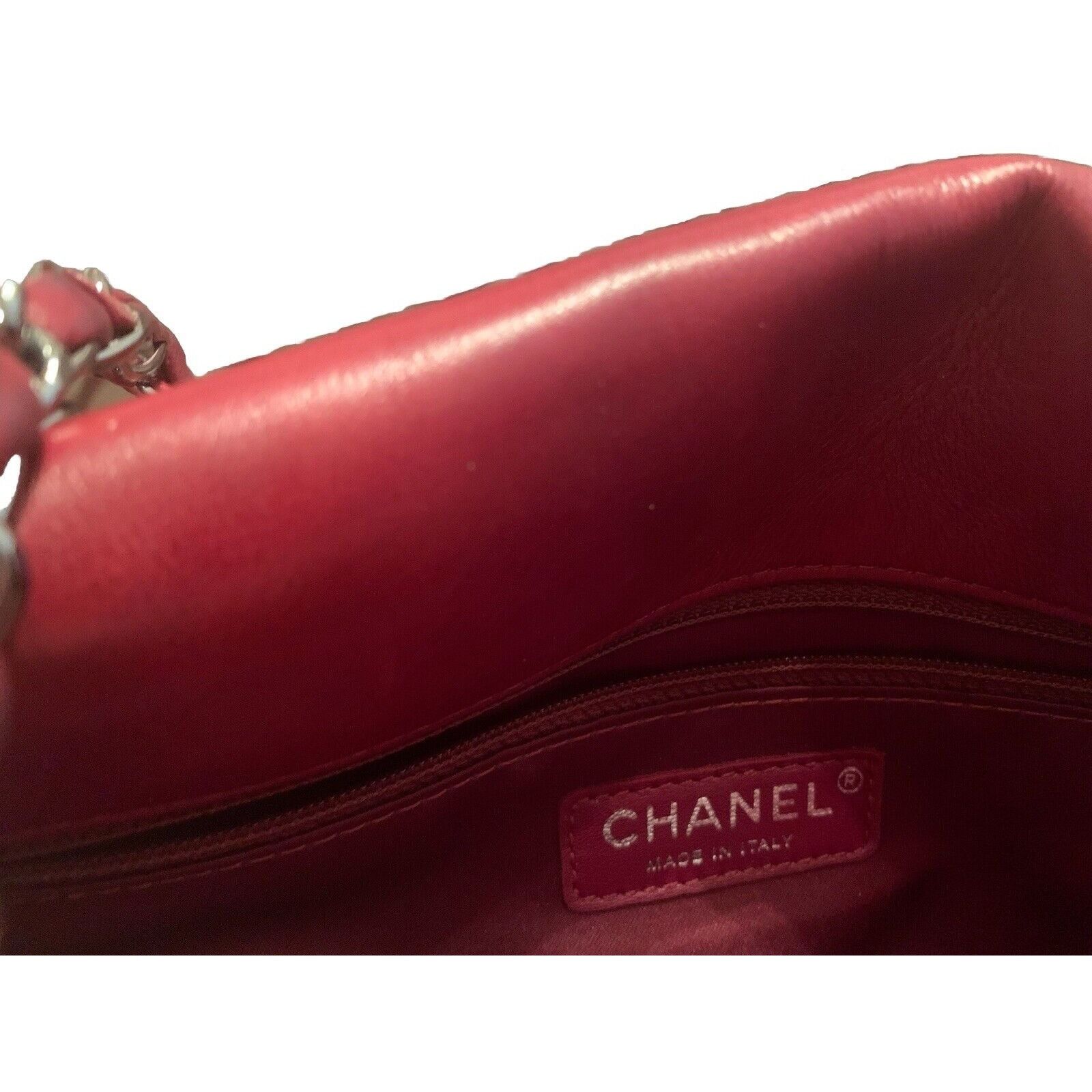Chanel CHANEL ACCORDION FLAP BAG Burgundy In Quilted Leather Size ONE SIZE - 5 Thumbnail