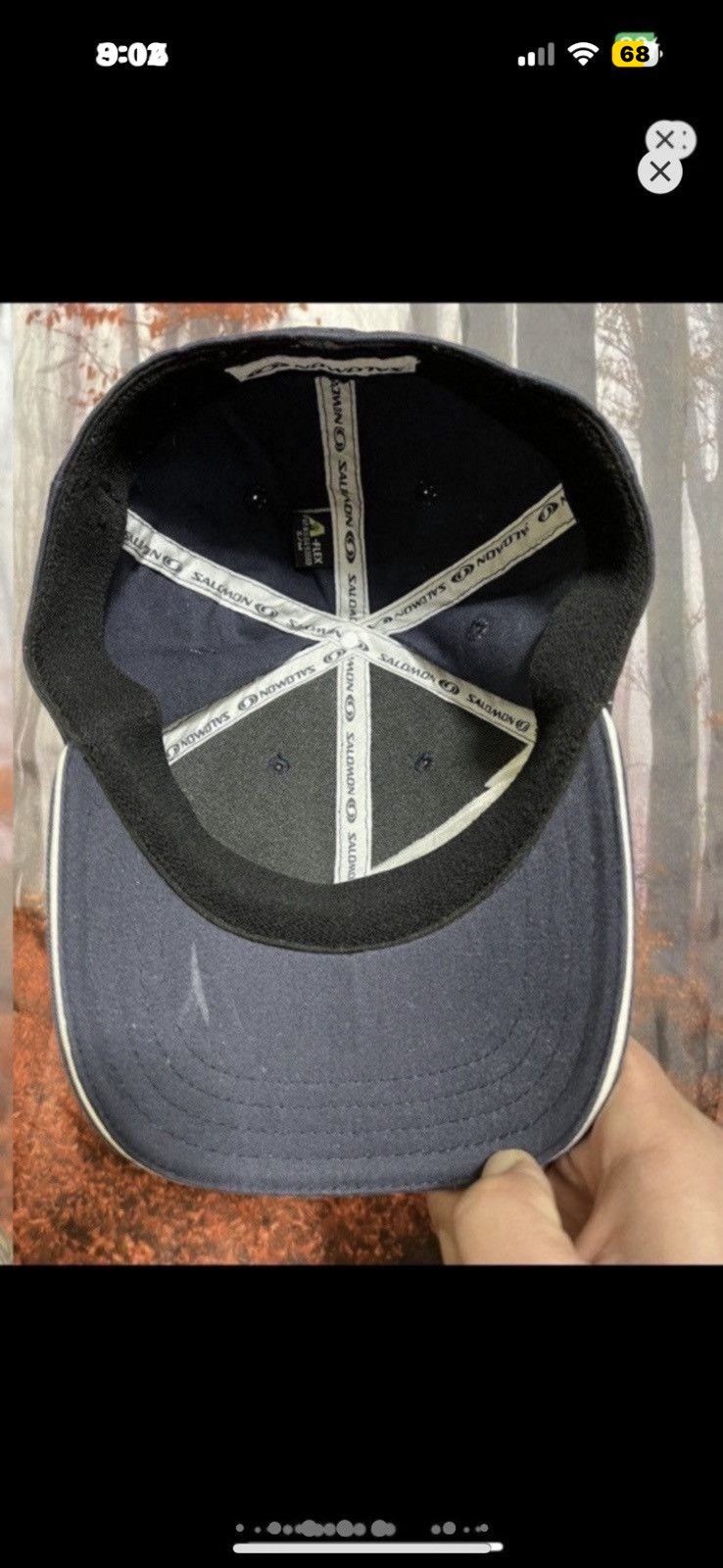Salomon ***FINAL DROP***RARE 00s SALOMON TECHNICAL FITTED CAP S/M Size ONE SIZE - 7 Thumbnail