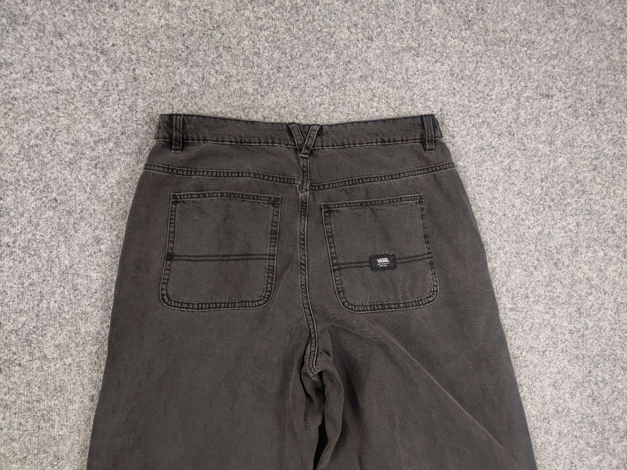 Vans Vans Skate Baggy Dark Grey Denim Jeans Vintage Style Size US 32 / EU 48 - 10 Thumbnail