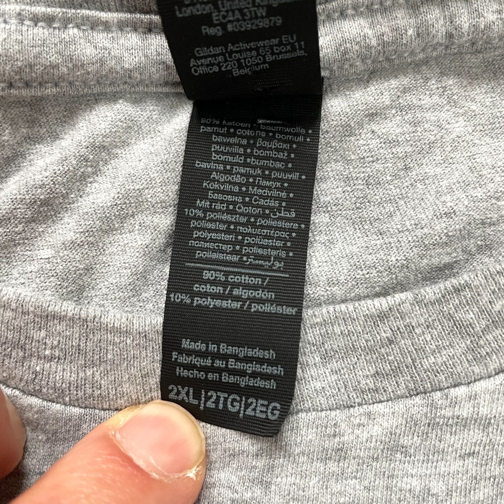 Gildan Gildan Softstyle T-Shirt Unisex 2XL Gray Crew Neck USA Glory Sports Classic 90s? (Wait) Size US XXL / EU 58 / 5 - 7 Thumbnail