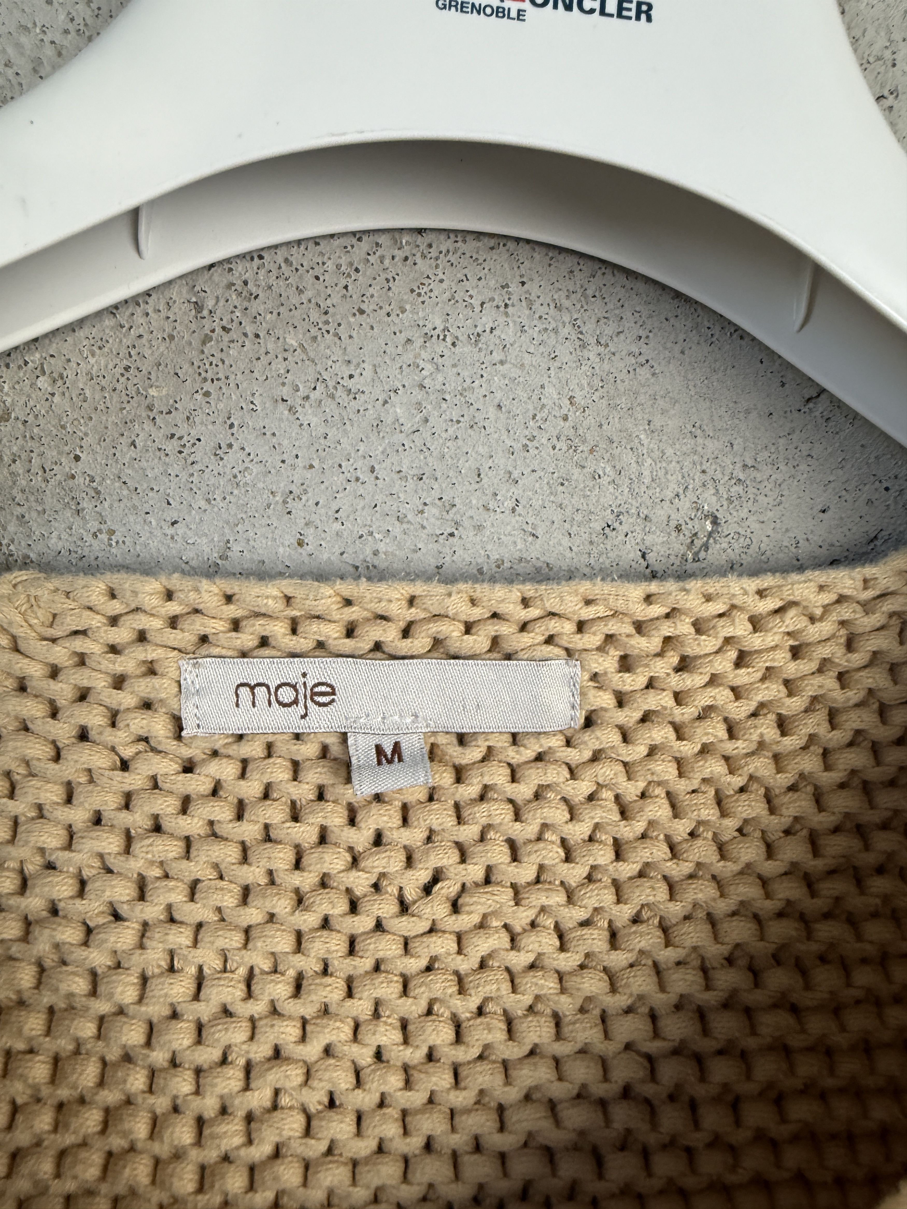 Maje Maje cardigan cotton sweater knitwear Size M / US 6-8 / IT 42-44 - 3 Thumbnail