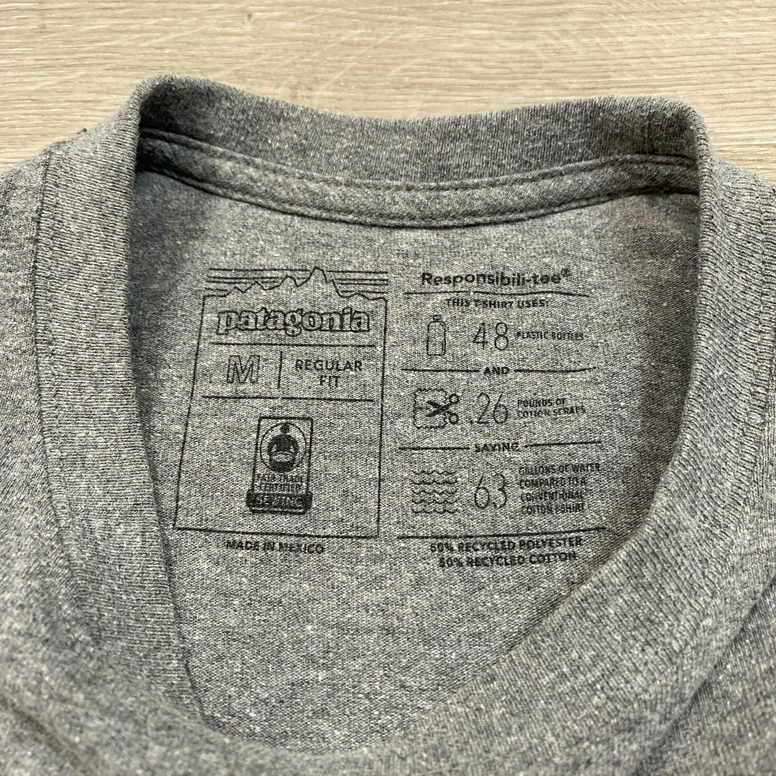 Patagonia Patagonia P-6 Logo Long Sleeve Responsibili-tee Shirt M Gorp Size US M / EU 48-50 / 2 - 5 Thumbnail