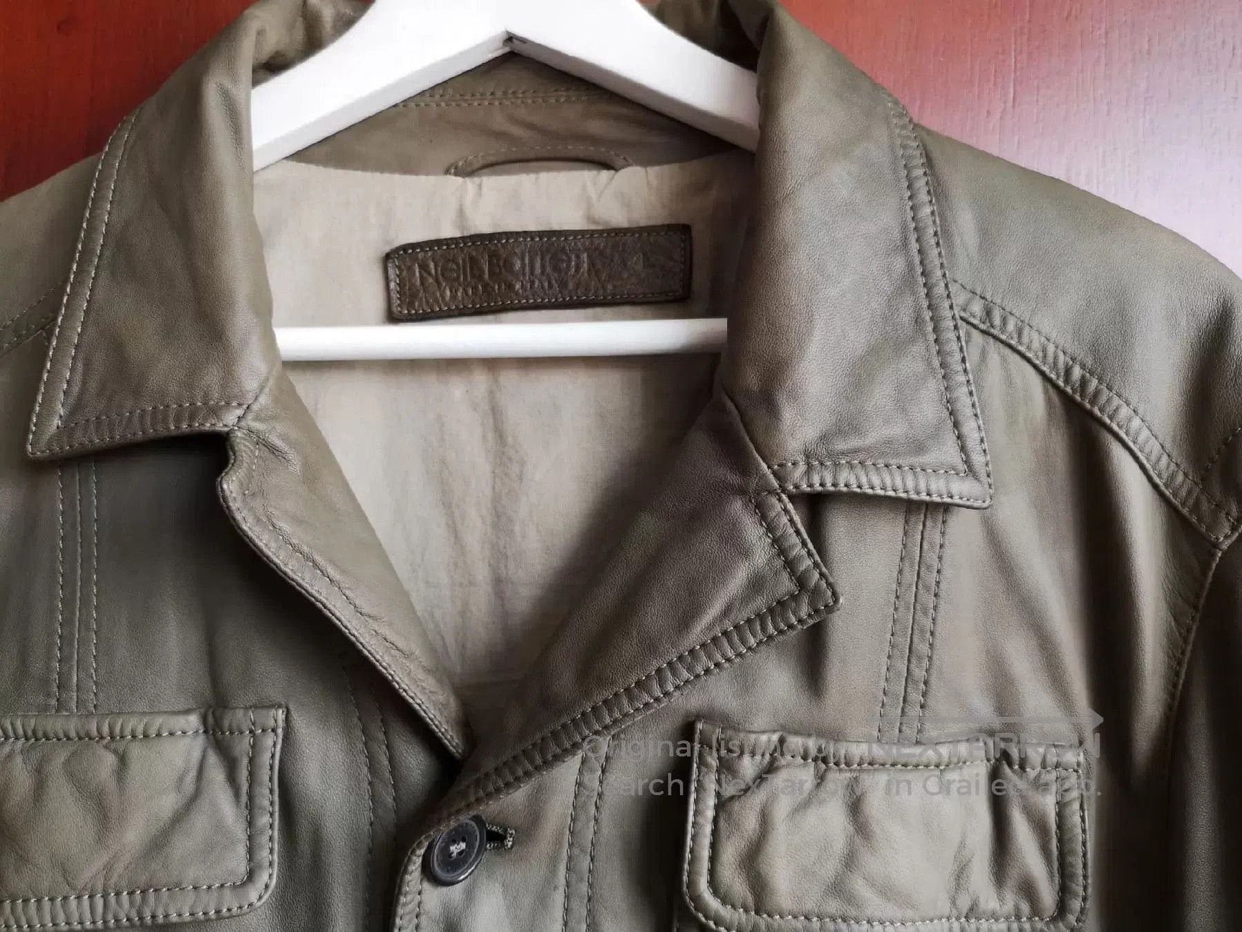 Neil Barrett Neil Barrett Green Leather Jacket. Size US L / EU 52-54 / 3 - 3 Thumbnail