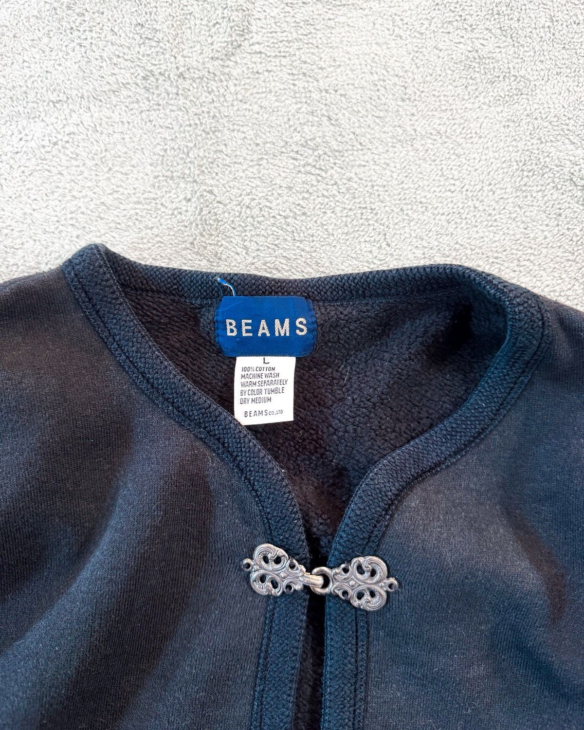 Beams Japan Beams Cardigan with Chinese Style Knotted Frog Closure Size US L / EU 52-54 / 3 - 4 Thumbnail