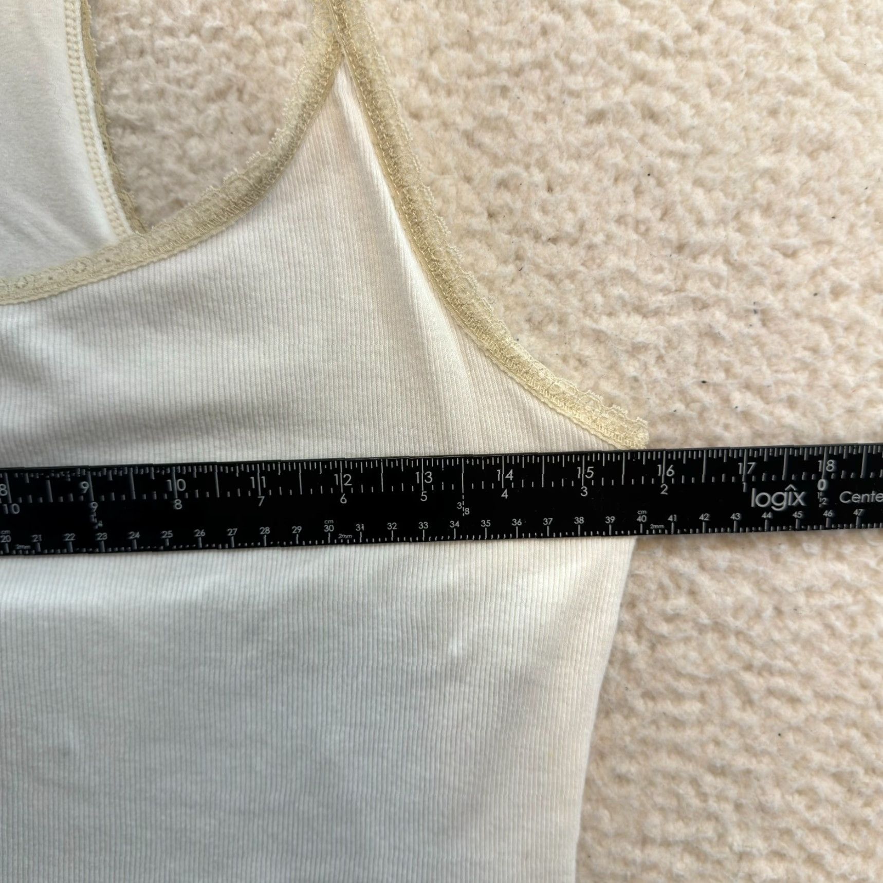 Vintage VINTAGE Y2K Camisole Tank Top White Lace Boho Grunge Whimsigoth Shirt Womens L Size L / US 10 / IT 46 - 7 Thumbnail