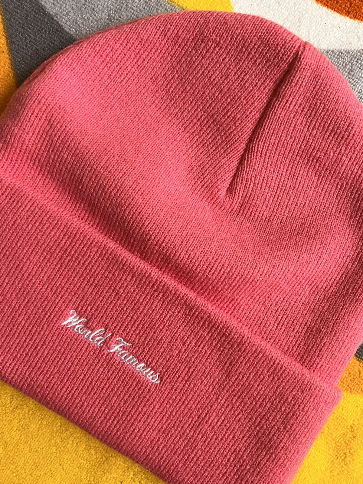 Supreme Supreme® / New Era Box Logo Beanie – Magenta (FW25) pink red Size ONE SIZE - 8 Thumbnail