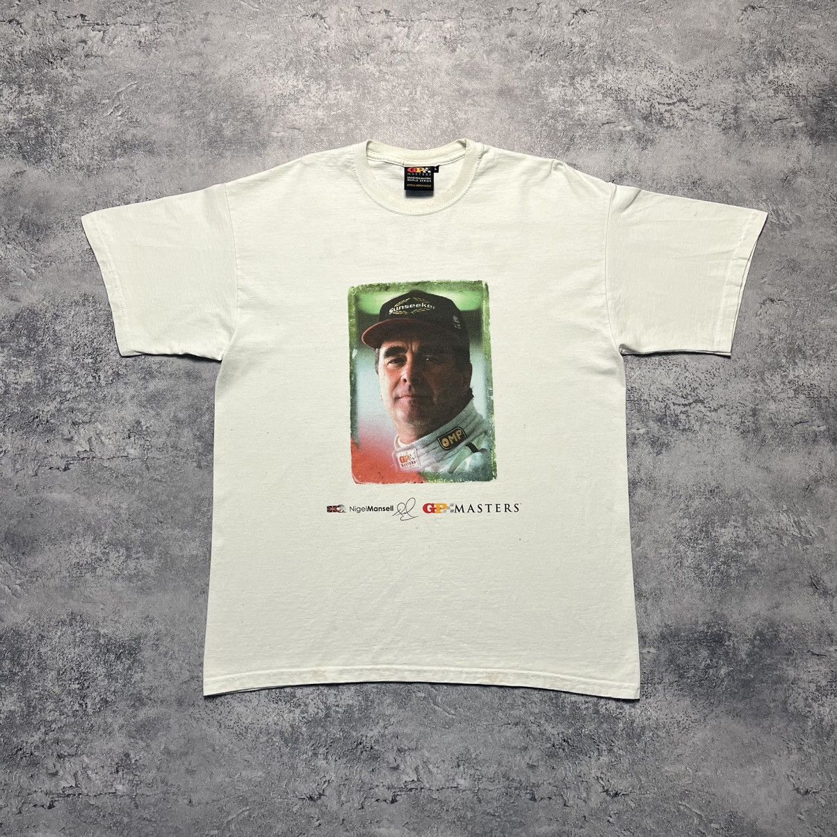 Formula 1 × Vintage Vintage Nigel Mansell Formula F1 Racing Driver Tee GP Master Size US L / EU 52-54 / 3 - 1 Thumbnail