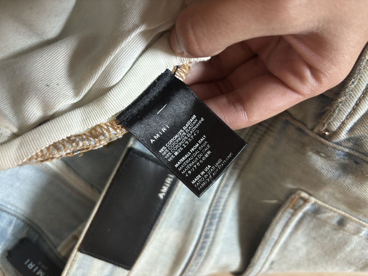 Amiri Amiri Washed Jeans Size US 31 - 4 Thumbnail