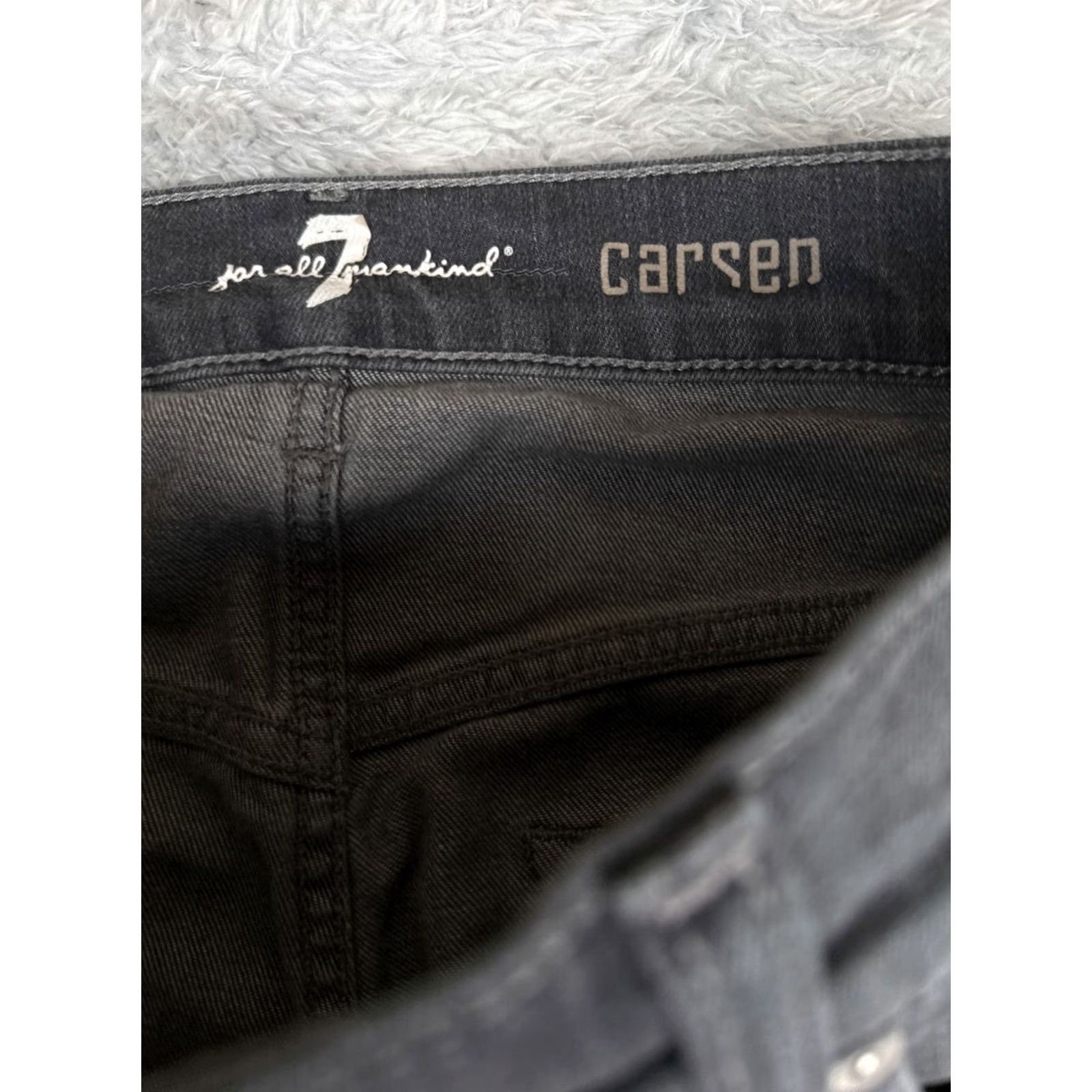 7 For All Mankind 7 For All Mankind Jeans Womens 28 Blue Denim Carsen Straight Leg 28x32 Mid Rise Denim Jeans Womens Men’s Style? Size 28" / US 6 / IT 42 - 6 Thumbnail