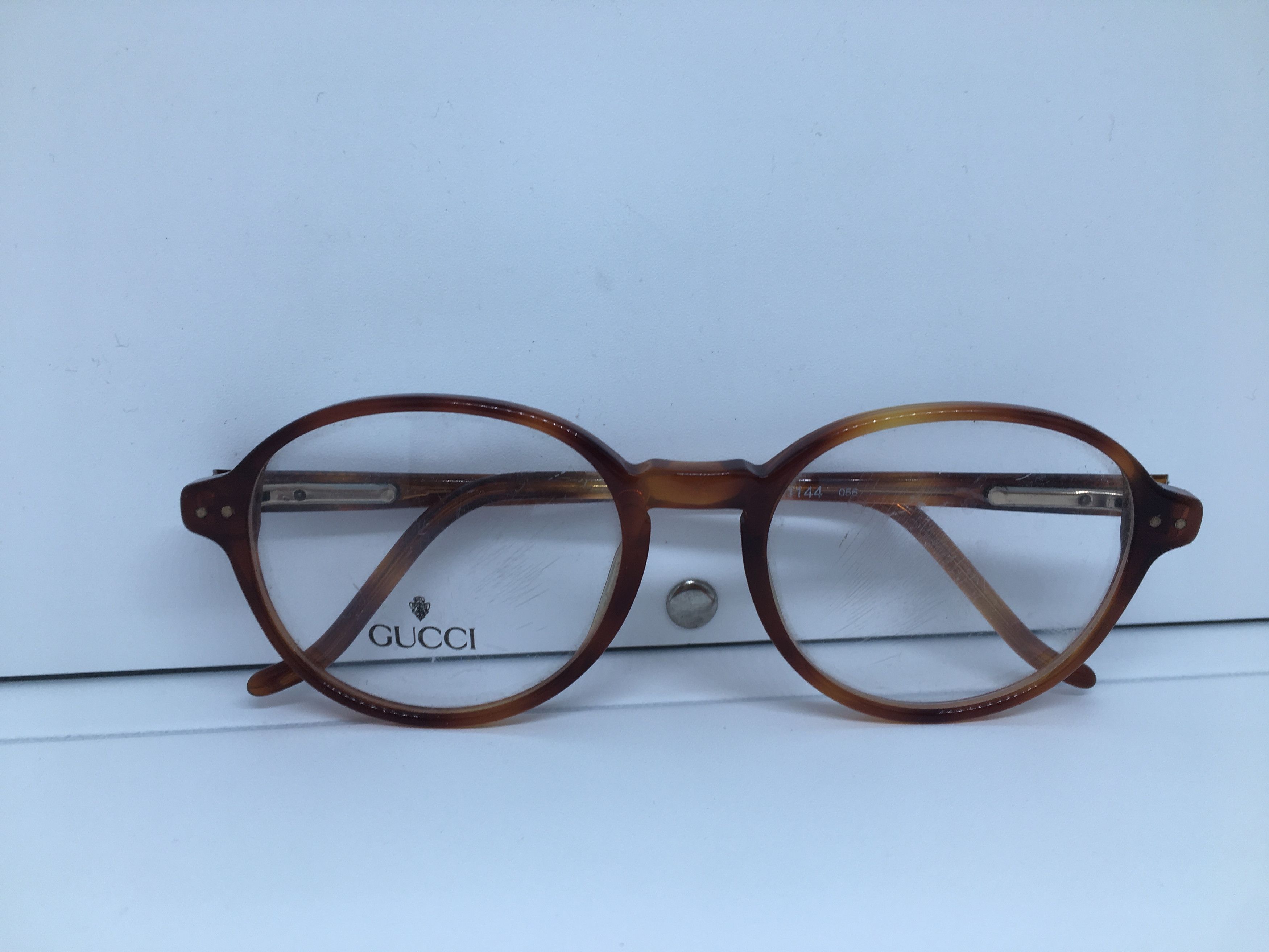 Gucci Vintage GUCCI GG1144 Eyeglasses Frame Italy Size ONE SIZE - 7 Thumbnail