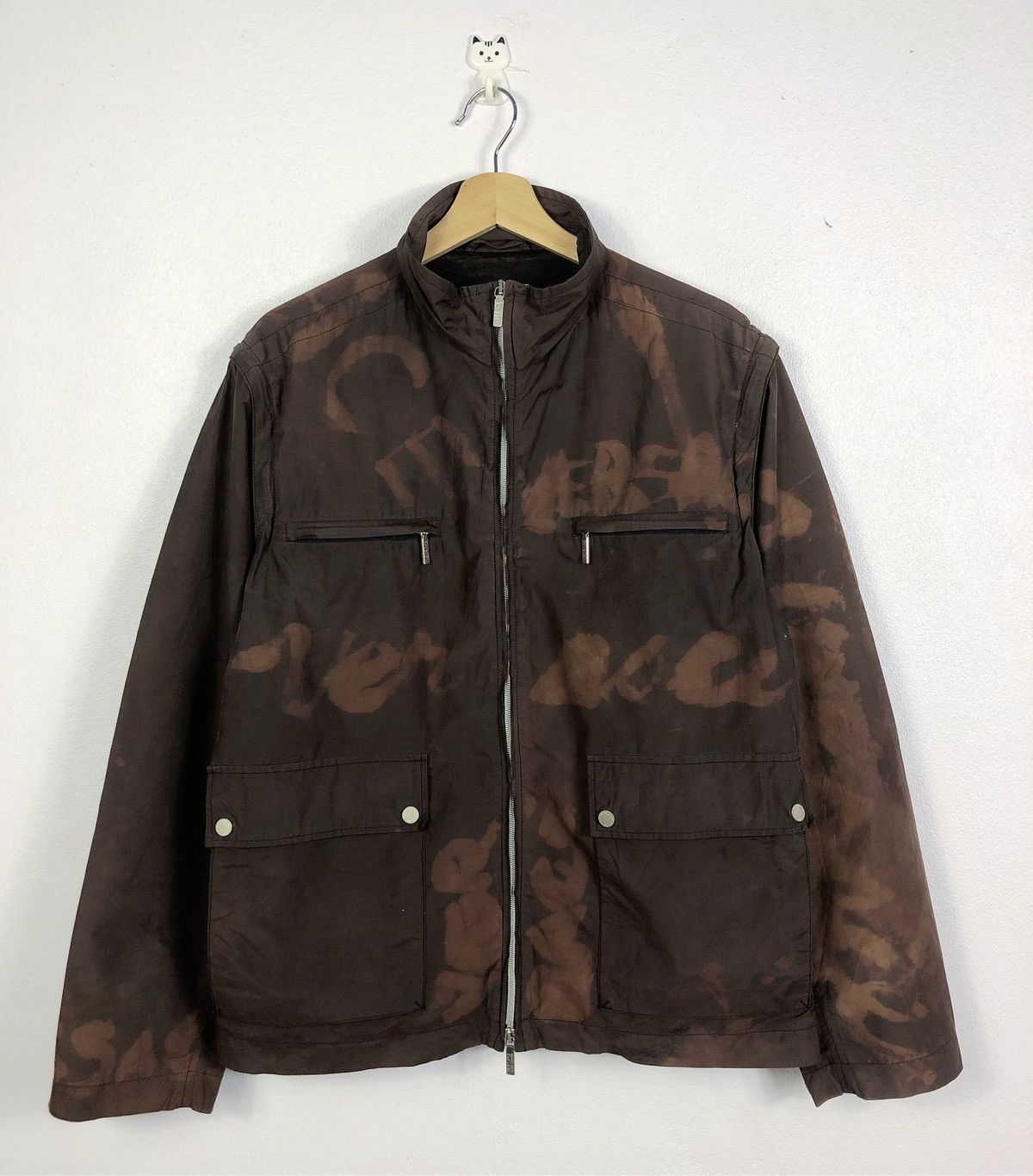 Versace Vintage Versace Jeans Couture Graffiti Jacket Made in Italy Size US L / EU 52-54 / 3 - 1 Thumbnail