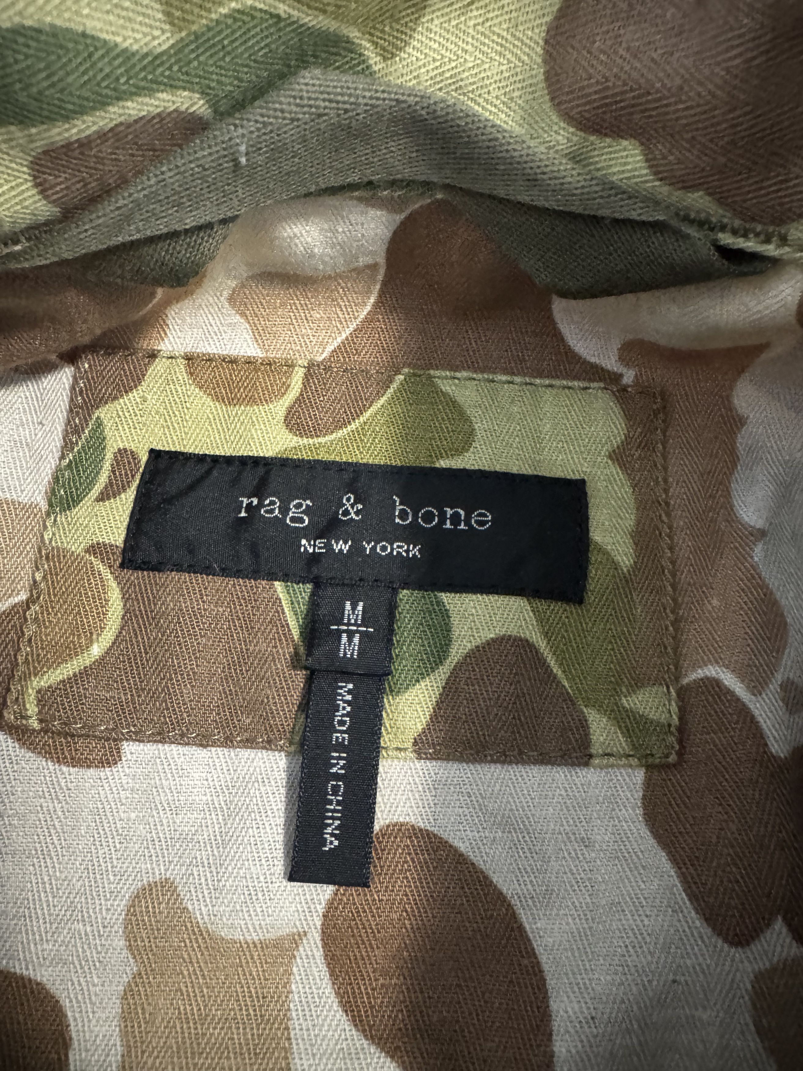 Rag & Bone Rag & Bone Men's Camo Jacket - Size M - Never Worn Size US M / EU 48-50 / 2 - 3 Thumbnail