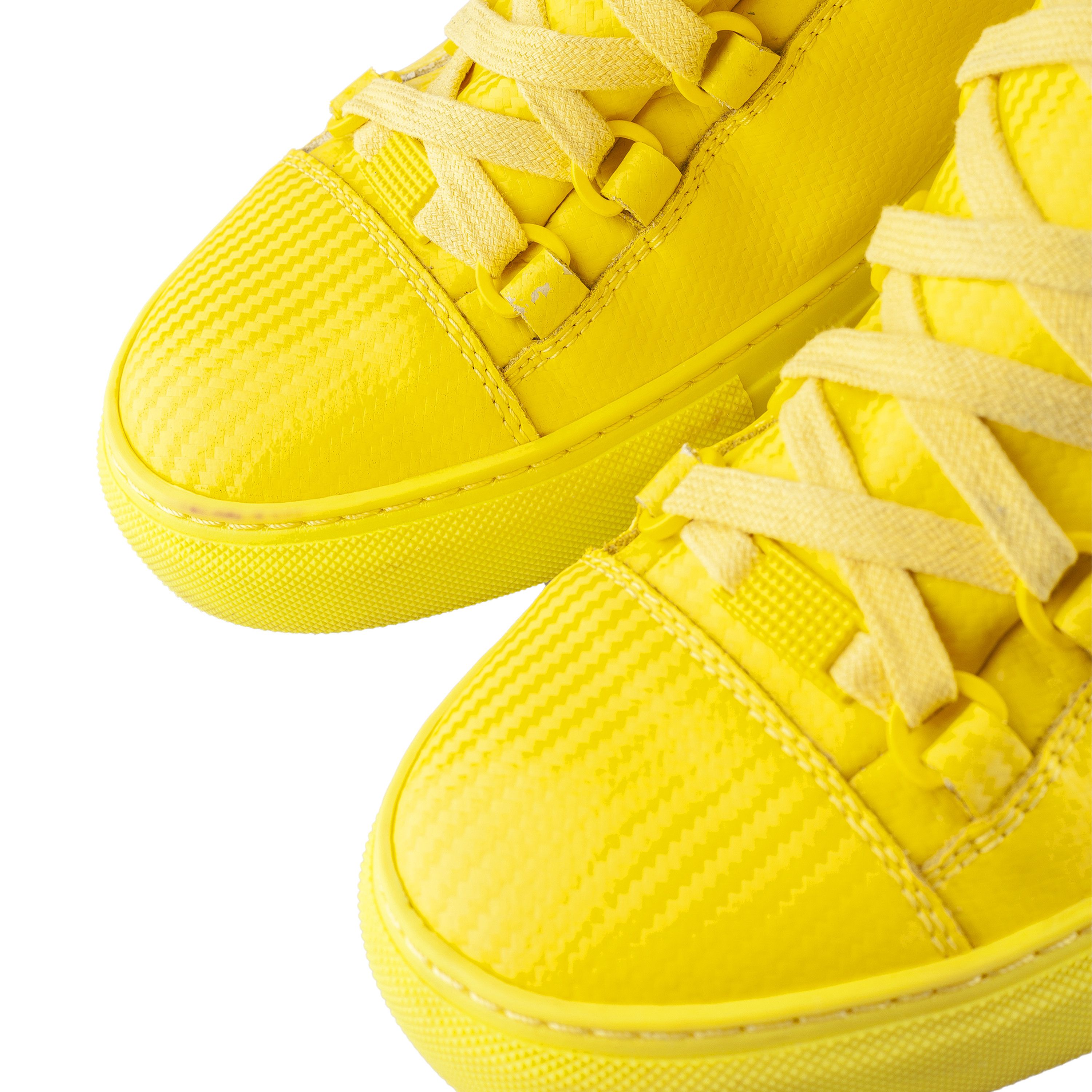 Balenciaga Balenciaga Arena Low Yellow Leather Shoes (40 IT/ 41 EU) Size US 7.5 / EU 40-41 - 8 Thumbnail