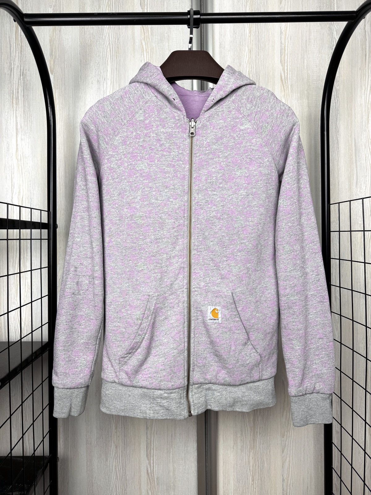 Carhartt Carhartt w' hooded mellow reversible grey purple jacket Size M / US 6-8 / IT 42-44 - 1 Thumbnail