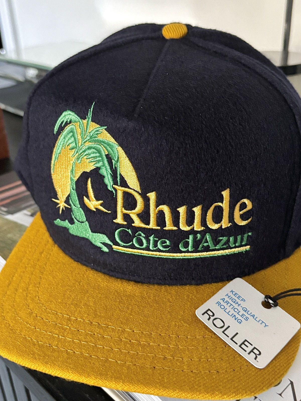 Rhude RHUDE PALM COAST AZUR HAT Size ONE SIZE - 3 Thumbnail