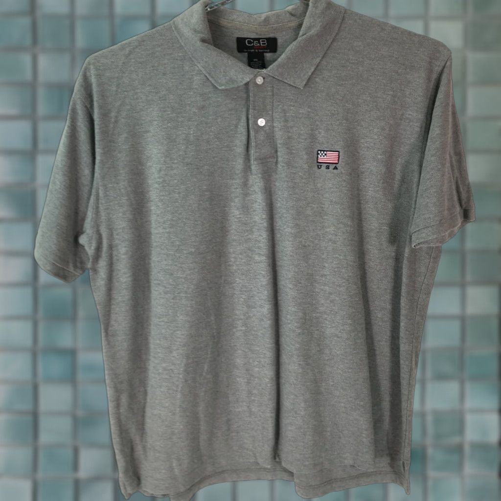Croft & Barrow Croft And Barrow Mens Shirt XXL Gray Polo Casual Collared Size US XXL / EU 58 / 5 - 1 Thumbnail