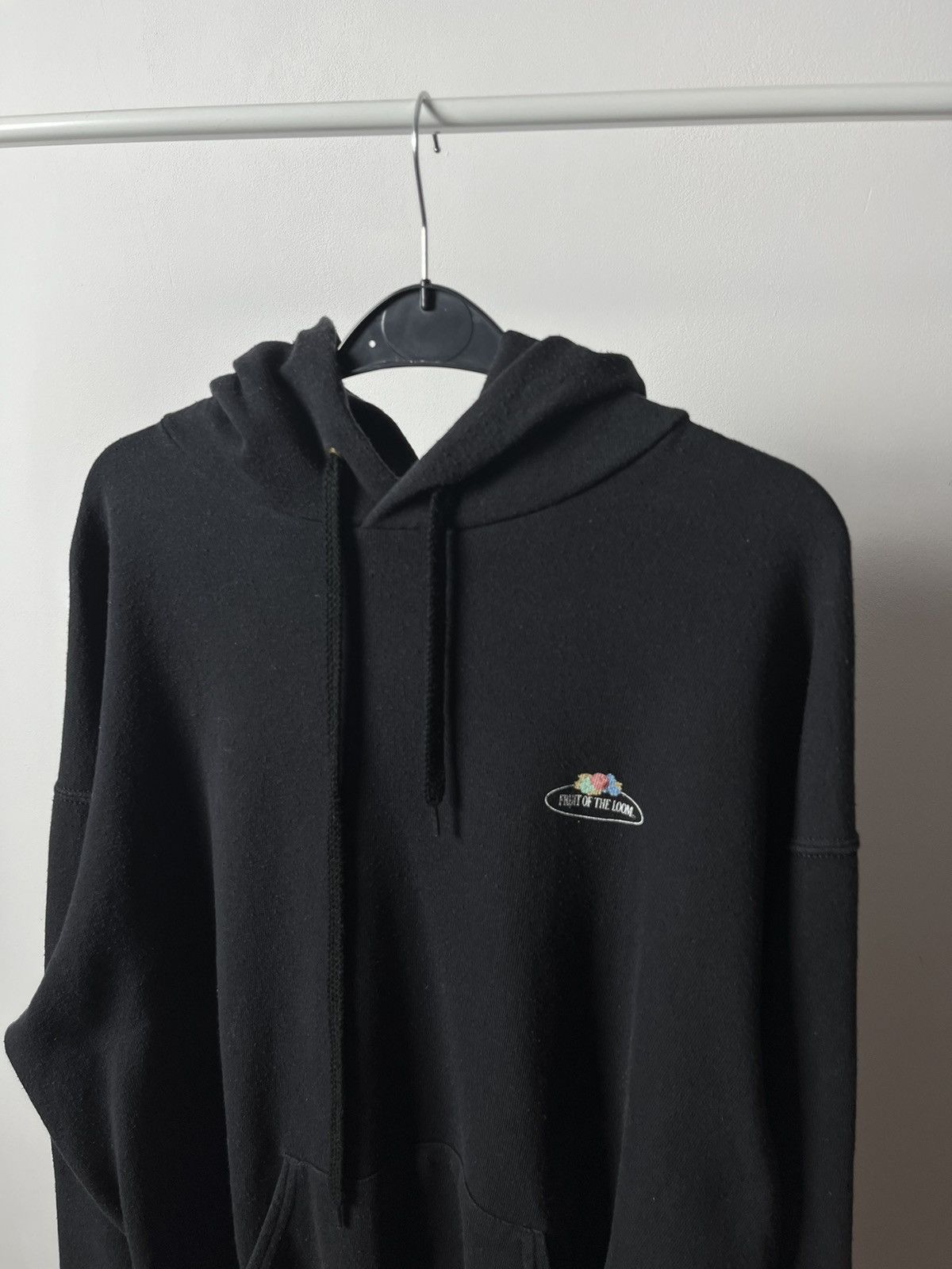 Fruit Of The Loom Vintage Faded Fruit of the Loom Blank Oversized Hoodie Size US XL / EU 56 / 4 - 2 Thumbnail