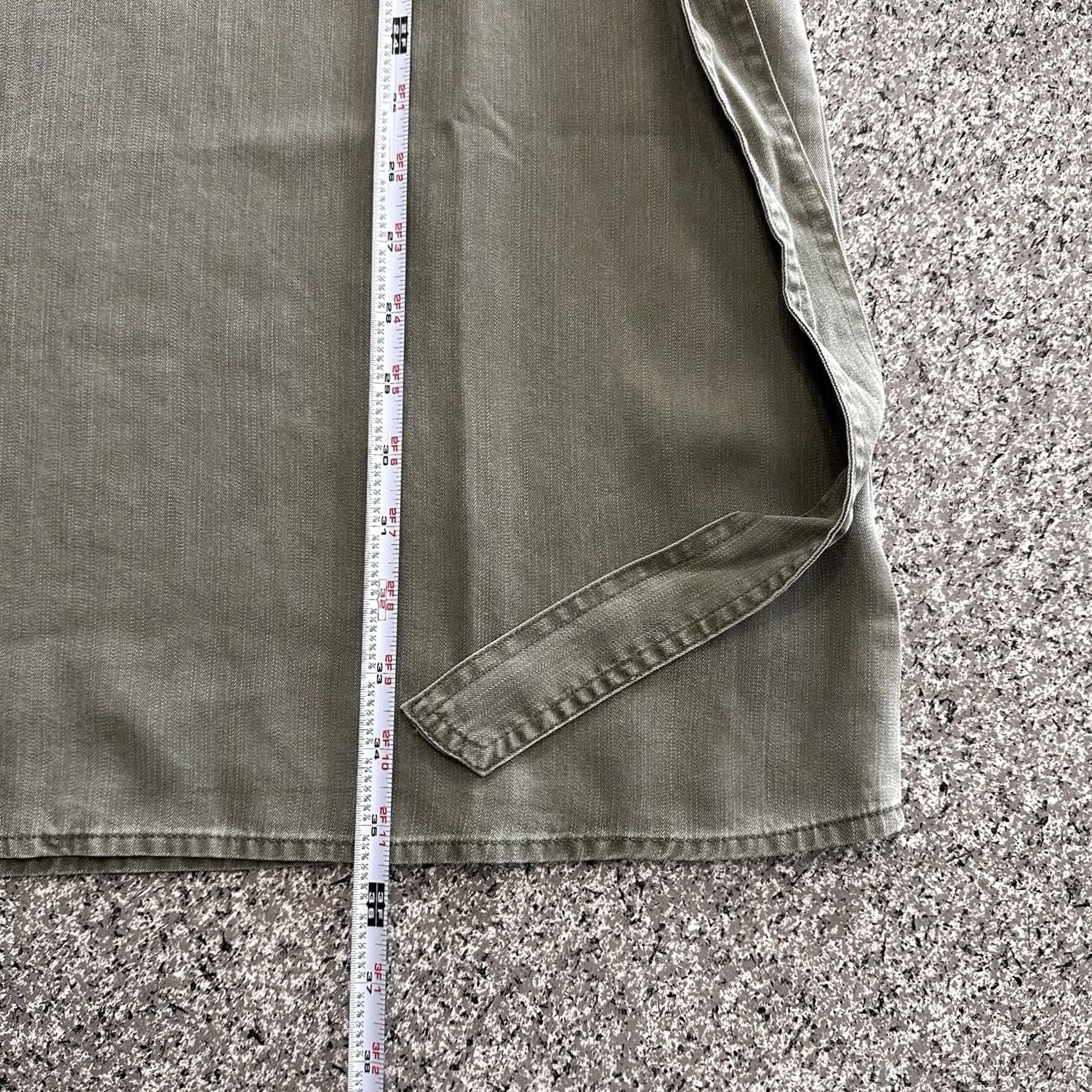 Gap Gap Shirt Dress Womens XS Long Sleeve Lyocell Belted Army Green divisible by Belted details Size XS / US 0-2 / IT 36-38 - 5 Thumbnail