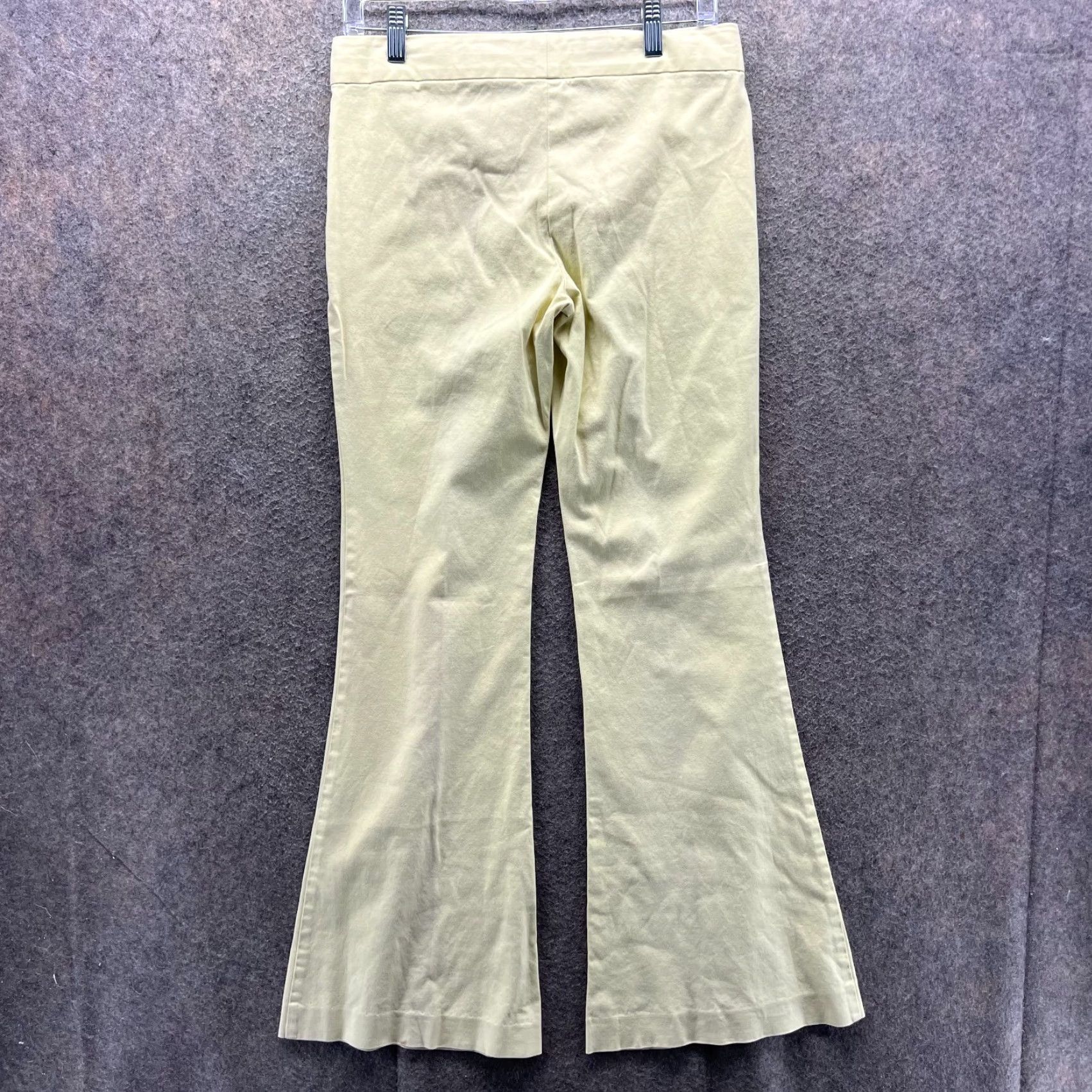 Theory Theory Pants Women 4 Yellow Bootcut Career Party Office Dress Pants Slacks 31in Inseam USA Size 27" / US 4 / IT 40 - 2 Thumbnail