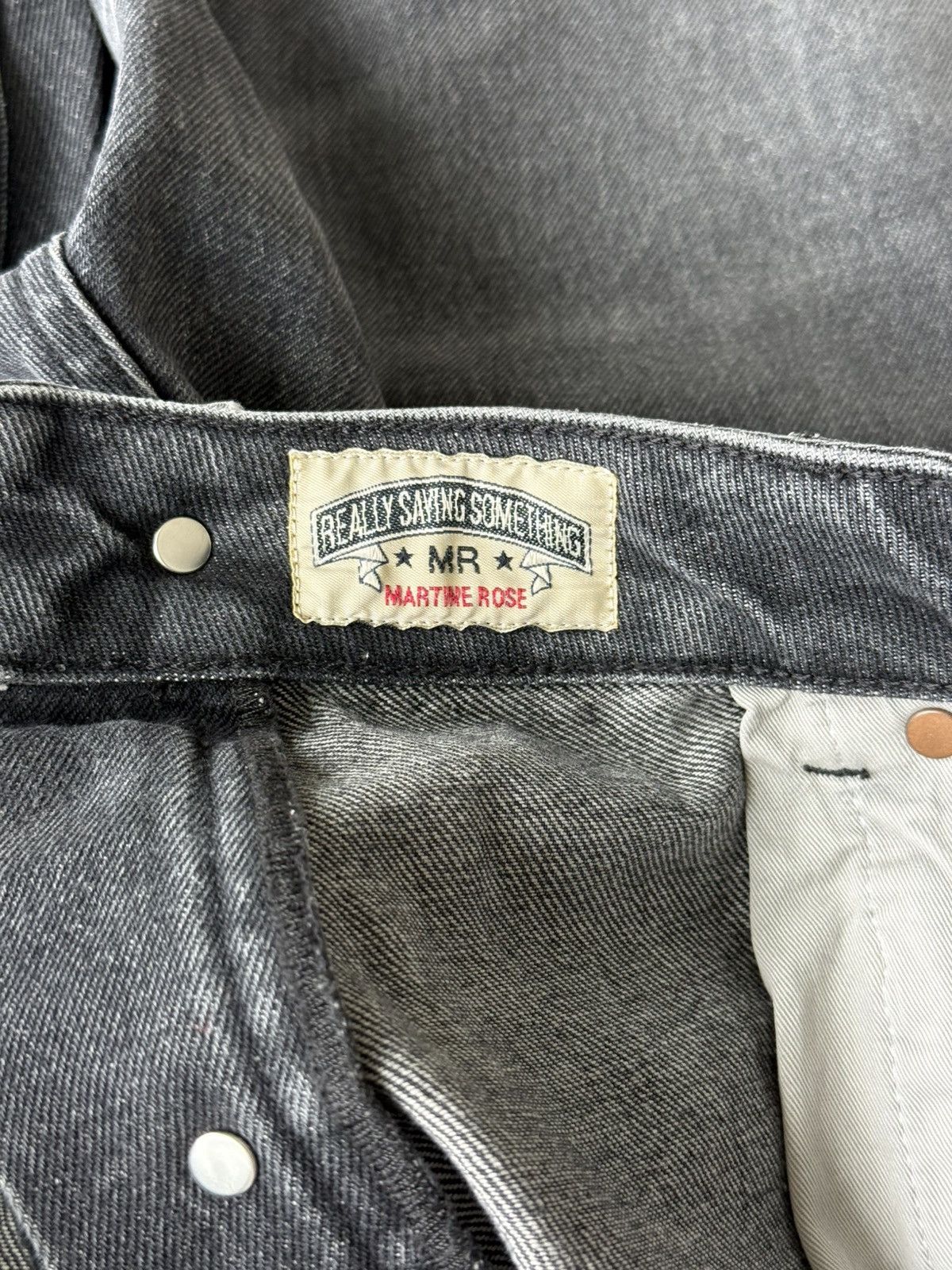 Martine Rose Martine Rose Open Fly Denim Size US 33 - 7 Thumbnail