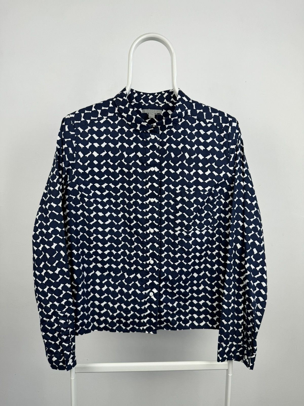 Cos Woman’s Cos Printed Monogram Long Sleeve Shirt Size XS / US 0-2 / IT 36-38 - 1 Thumbnail