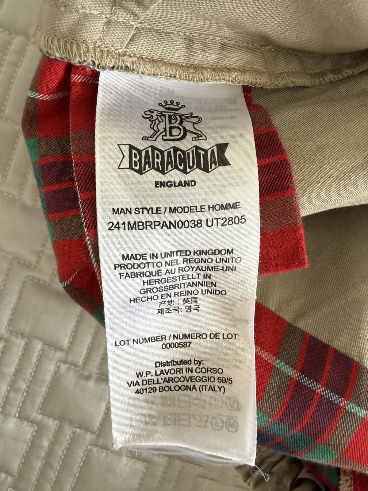 Baracuta × Mastermind World Baracuta Mastermind G4 Trousers Light Beige Size M Size US 32 / EU 48 - 5 Thumbnail