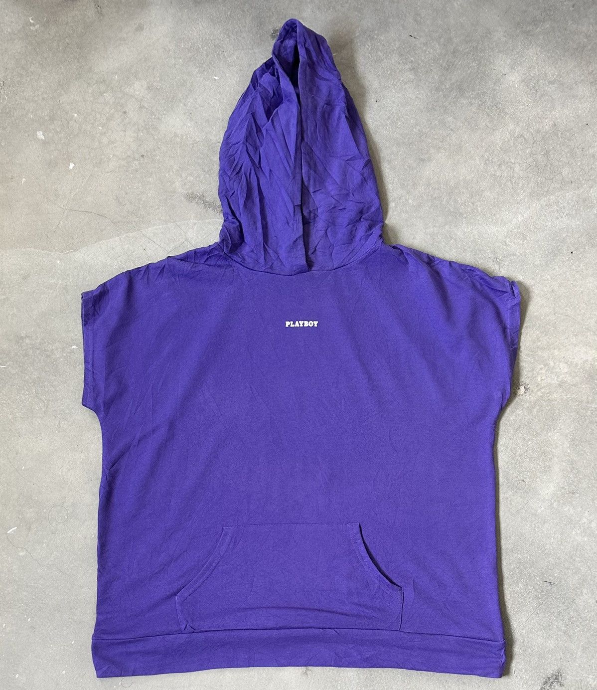 Playboy VINTAGE PLAYBOY SHORT SLEEVE HOODIE Size US L / EU 52-54 / 3 - 2 Thumbnail