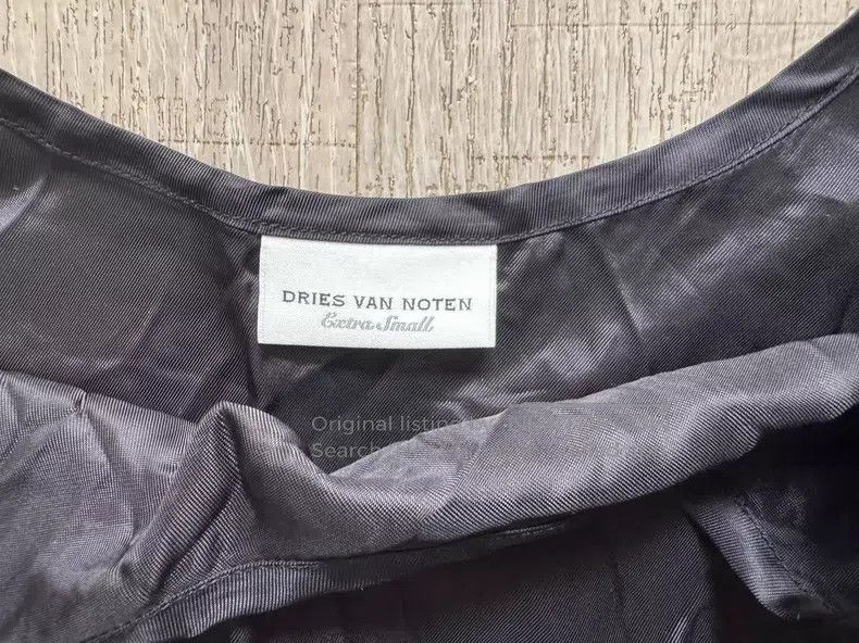 Dries Van Noten Dries Van Noten Ink Wash Beaded Dress Size XS / US 0-2 / IT 36-38 - 4 Thumbnail