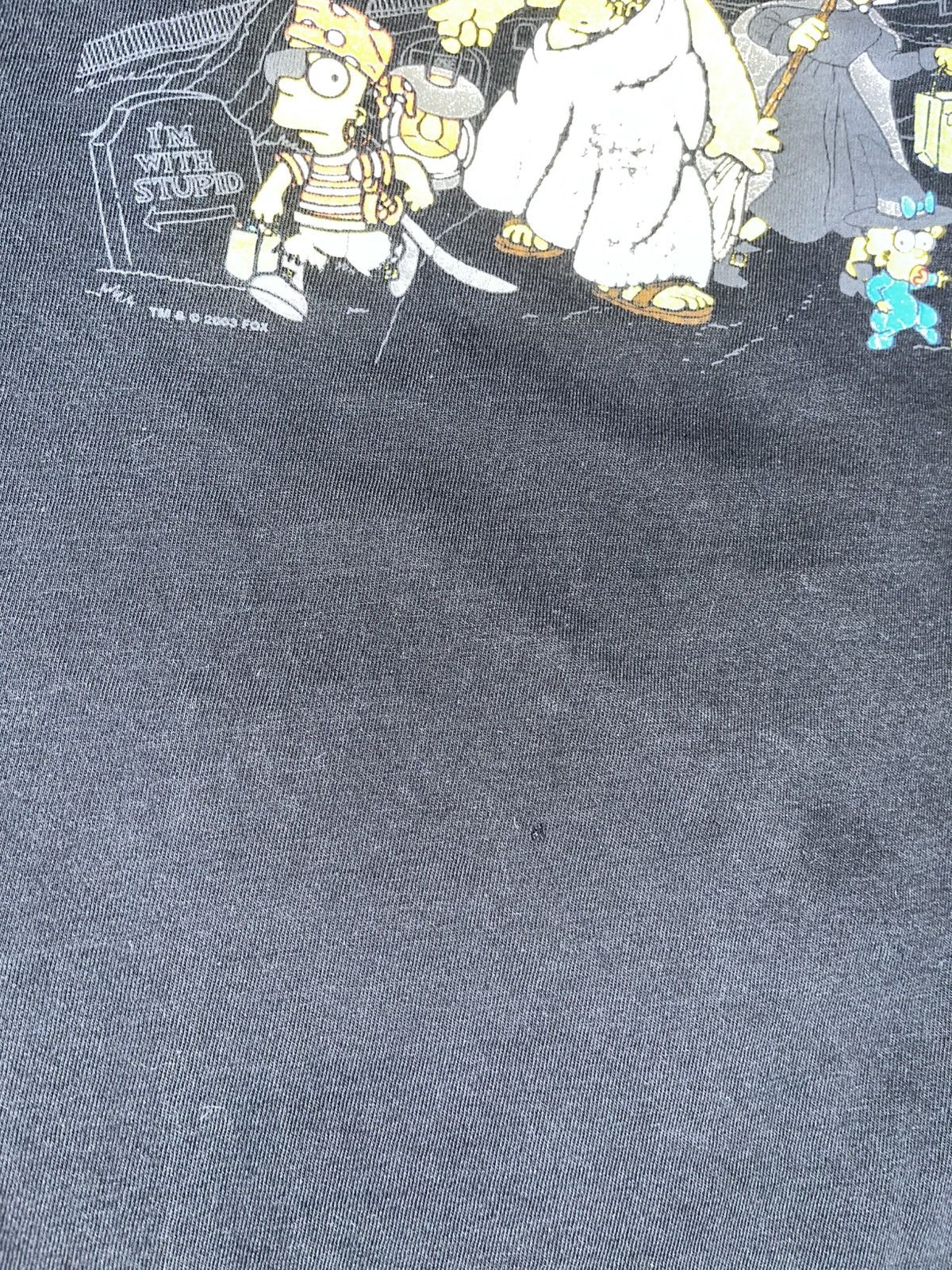 Vintage Crazy Y2K Faded Distressed Baggy Halloween The Simpsons Tee Size US XXL / EU 58 / 5 - 6 Thumbnail
