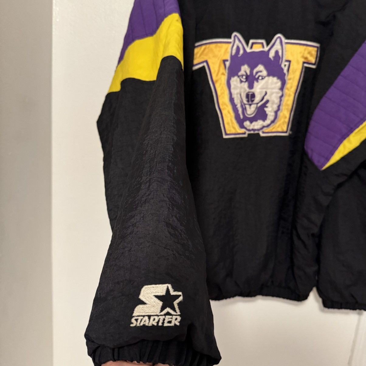 Starter Vintage Washington Huskies Starter Pullover Size US XL / EU 56 / 4 - 5 Thumbnail