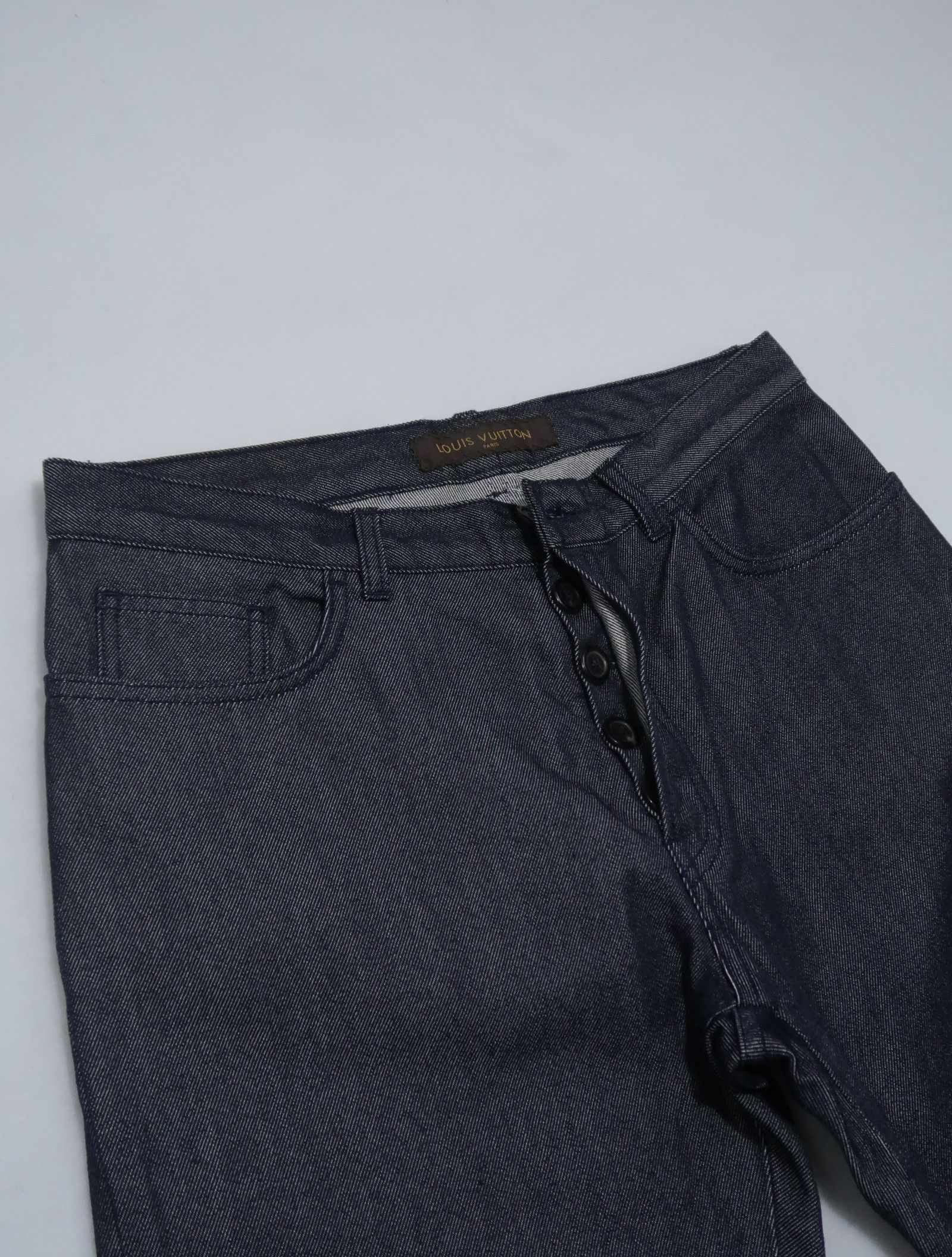 Louis Vuitton F/W 05 Selvedge Monogram Wool Denim - Marc Jacobs Era Size US 32 / EU 48 - 7 Thumbnail