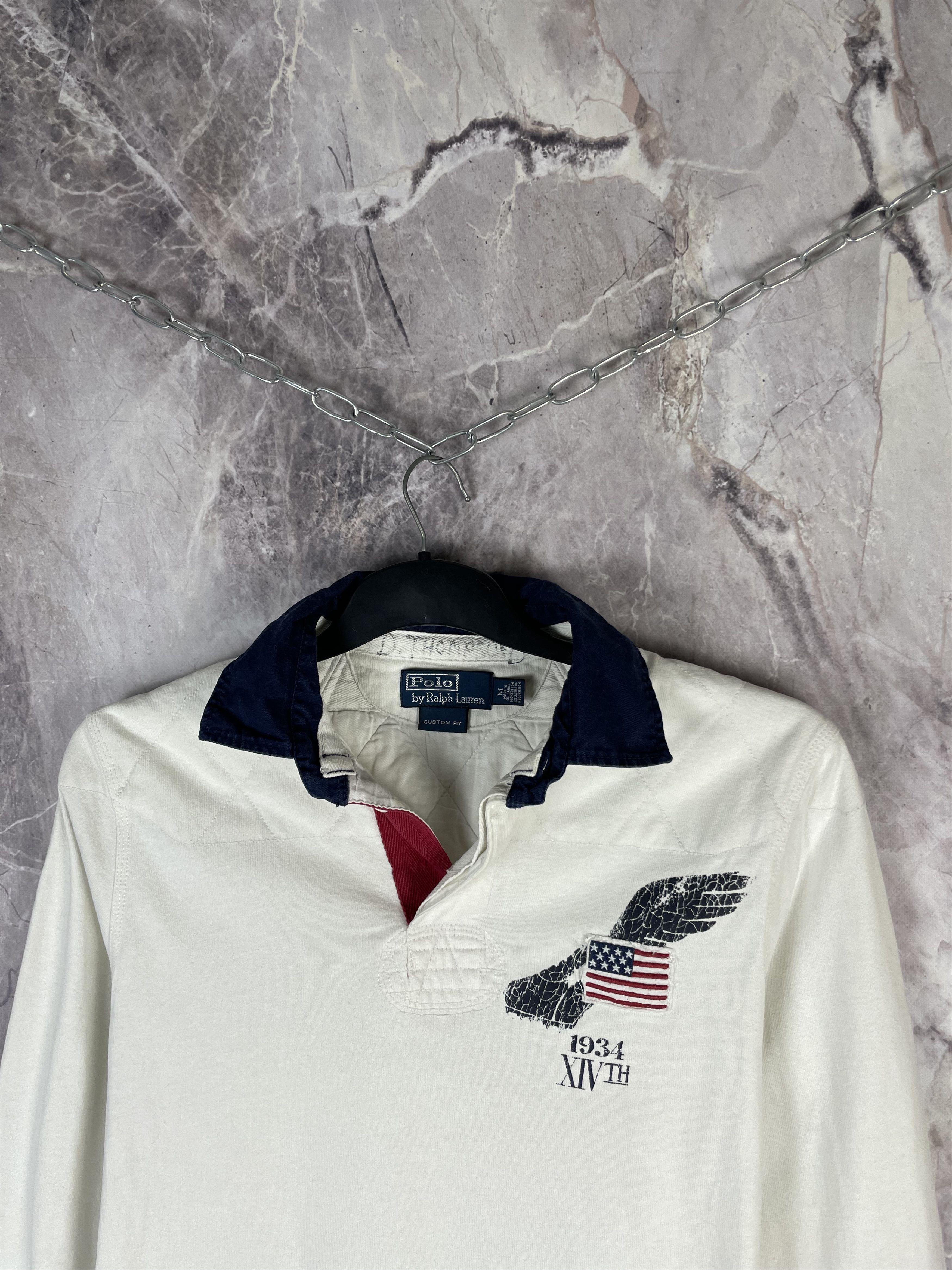 Polo Ralph Lauren Polo Ralph Lauren vintage rugby long sleeve polo shirt Size US M / EU 48-50 / 2 - 3 Thumbnail