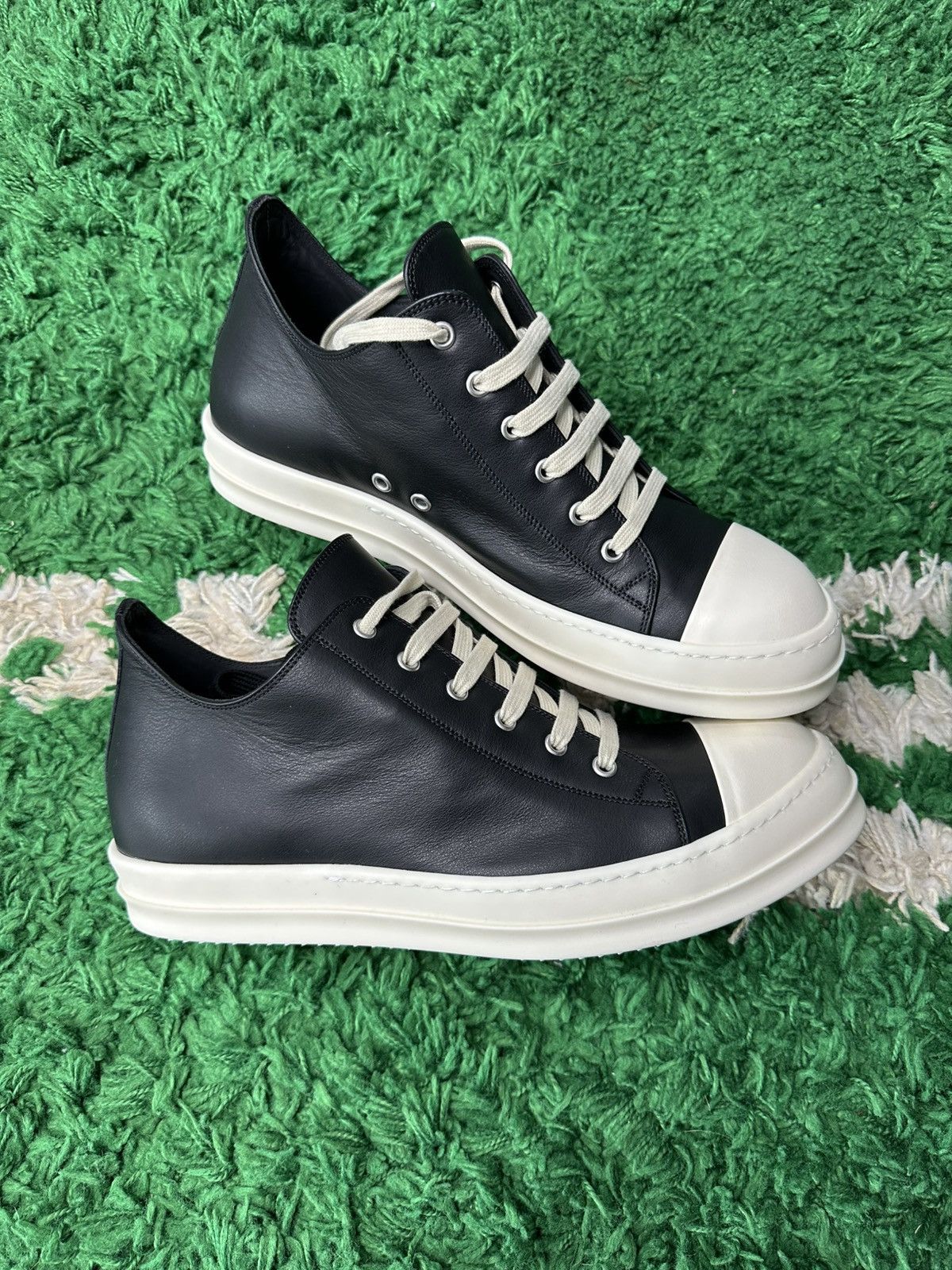 Rick Owens Rick Owens Black Milk Concordians Sneakers Size US 11 / EU 44 - 1 Thumbnail