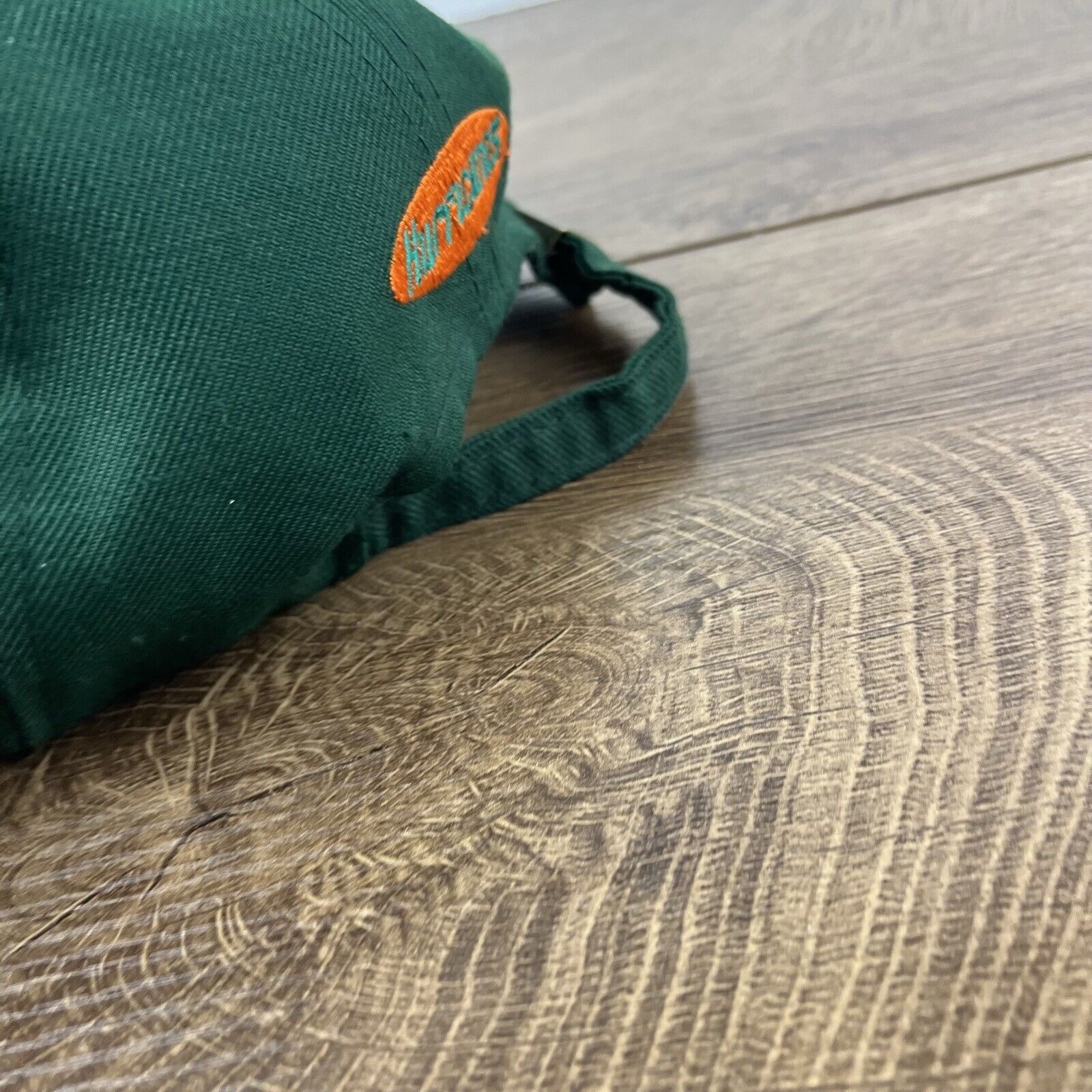 Other Vintage Miami Hurricanes Hat Green NCAA Cap Adjustable Green Size ONE SIZE - 8 Thumbnail