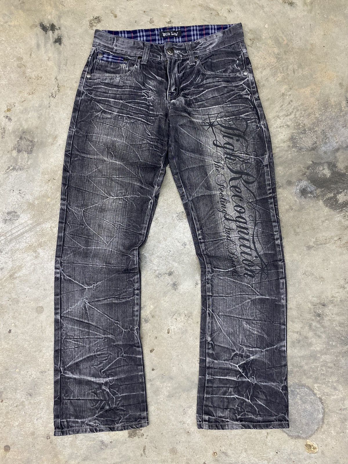 If Six Was Nine japanese brand wild life mud splater jeans undefined Size US 29 - 9 Thumbnail