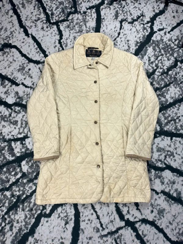 Barbour Barbour quilted jacket cream vintage 40 Size S / US 4 / IT 40 - 1 Thumbnail