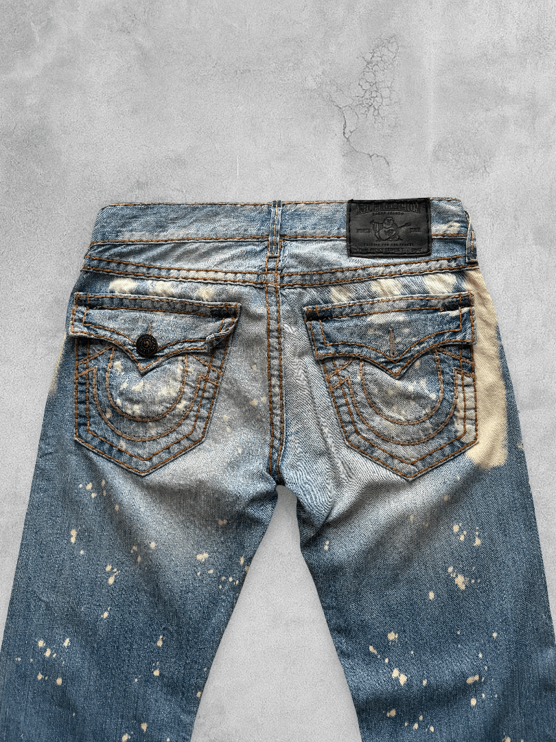 True Religion *RARE* True Religion “Ricky Super T” Stitch jeans [AZULS] Size US 32 / EU 48 - 2 Thumbnail