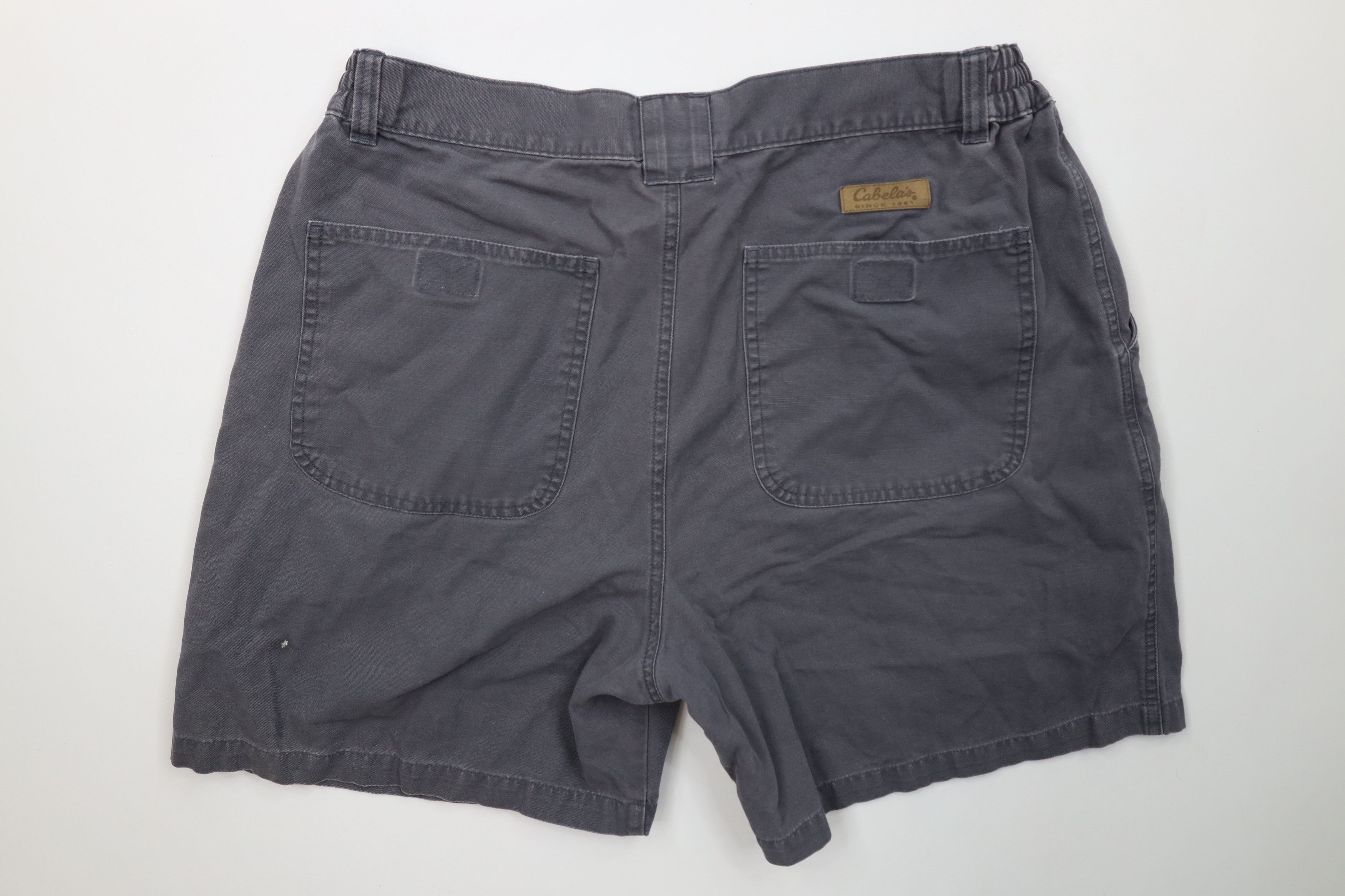 Cabelas Vintage Cabelas Above Knee Trekking Shorts Gray Cotton Size US 34 / EU 50 - 9 Thumbnail