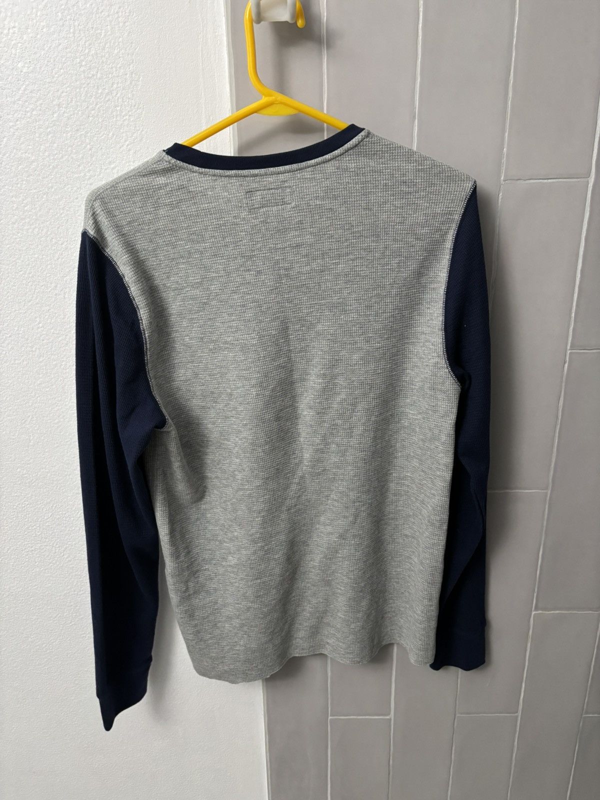 Polo Ralph Lauren Grey and Navy Blue Polo Long sleeve Size US M / EU 48-50 / 2 - 2 Thumbnail
