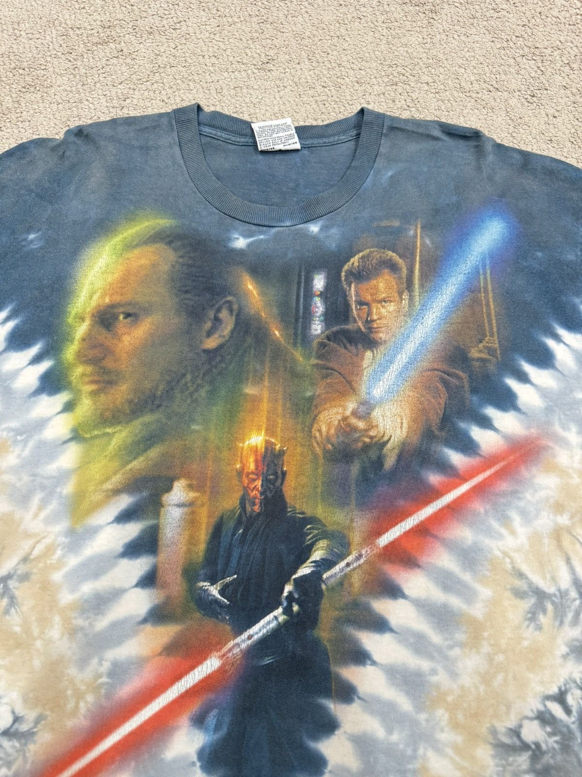 Liquid Blue Final Drop‼️ Vintage 90's Star Wars Episode I Darth Maul Size US XL / EU 56 / 4 - 6 Thumbnail