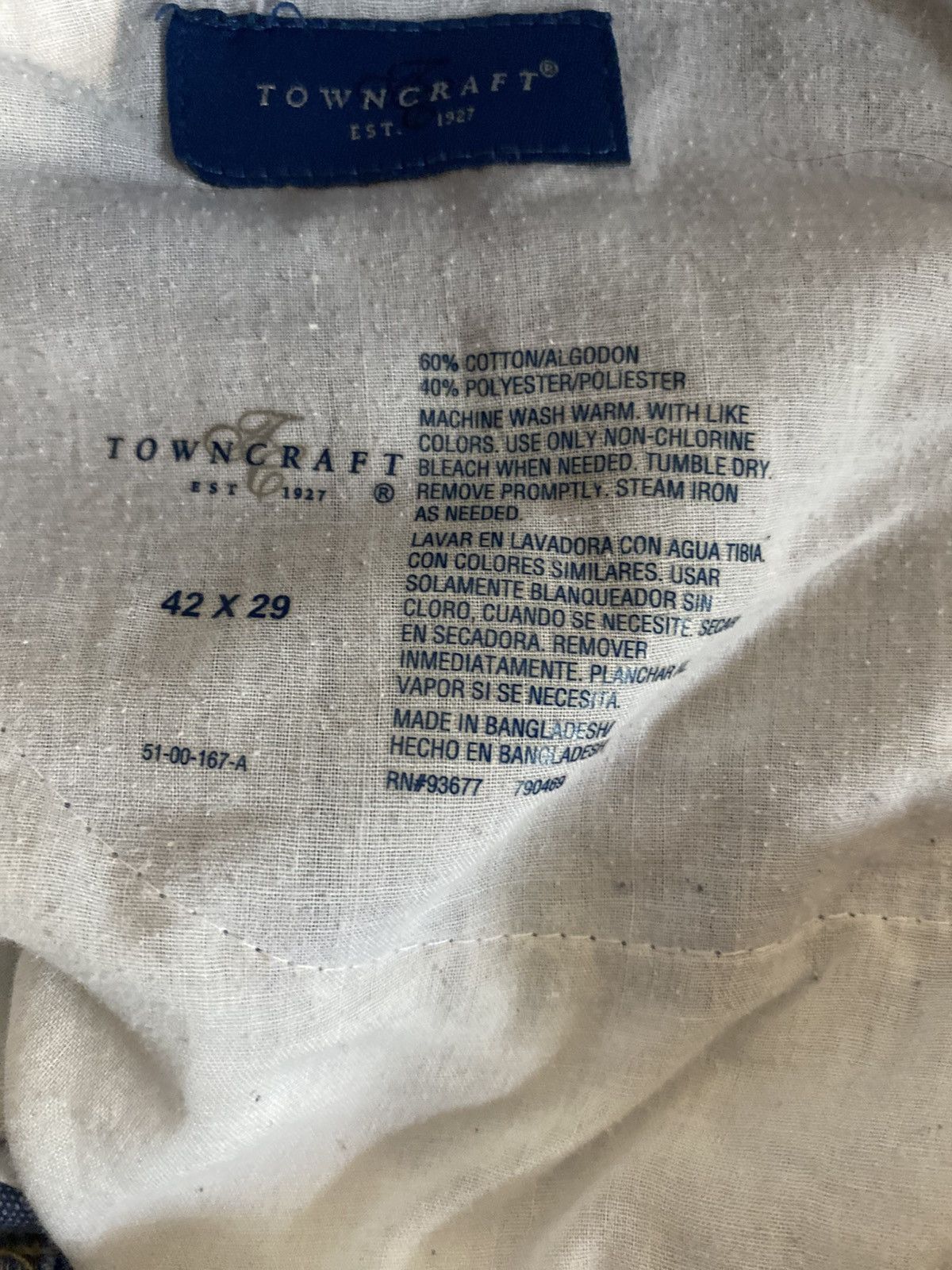 Towncraft Towncraft Jeans Men Size 42x29 Blue Denim Pant Vintage Size US 42 / EU 58 - 4 Thumbnail