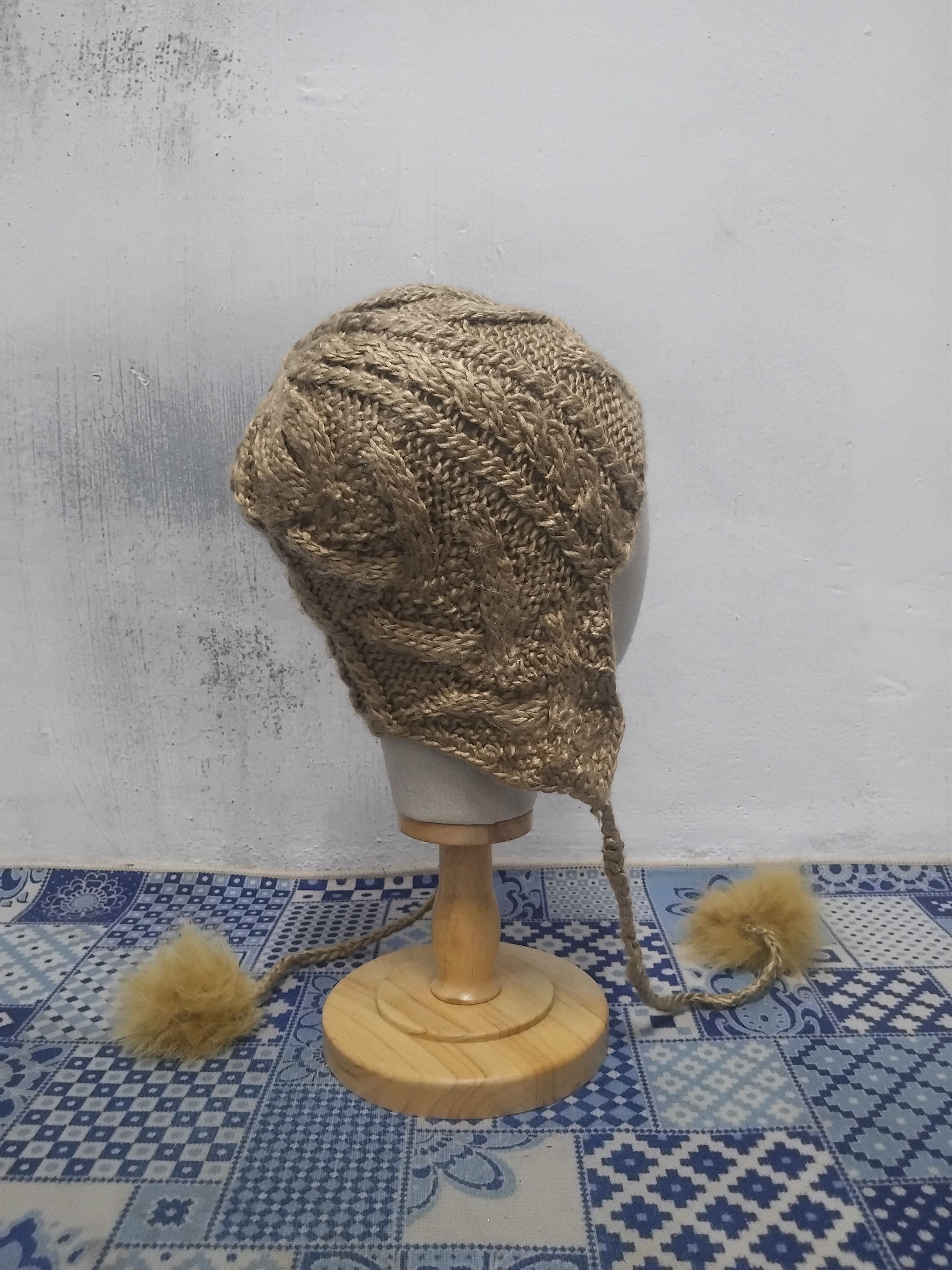 Japanese Brand Milson utility winter season beanie Size ONE SIZE - 4 Thumbnail