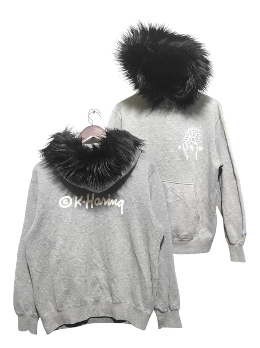 Uniqlo Uniqlo x K-haring Fur Hoodie Lgb IfSixWasNine style Size US S / EU 44-46 / 1 - 2 Thumbnail
