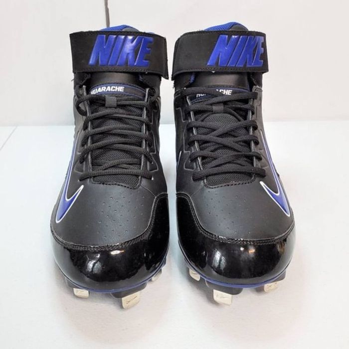 Nike huarache strike clearance mid metal baseball cleats