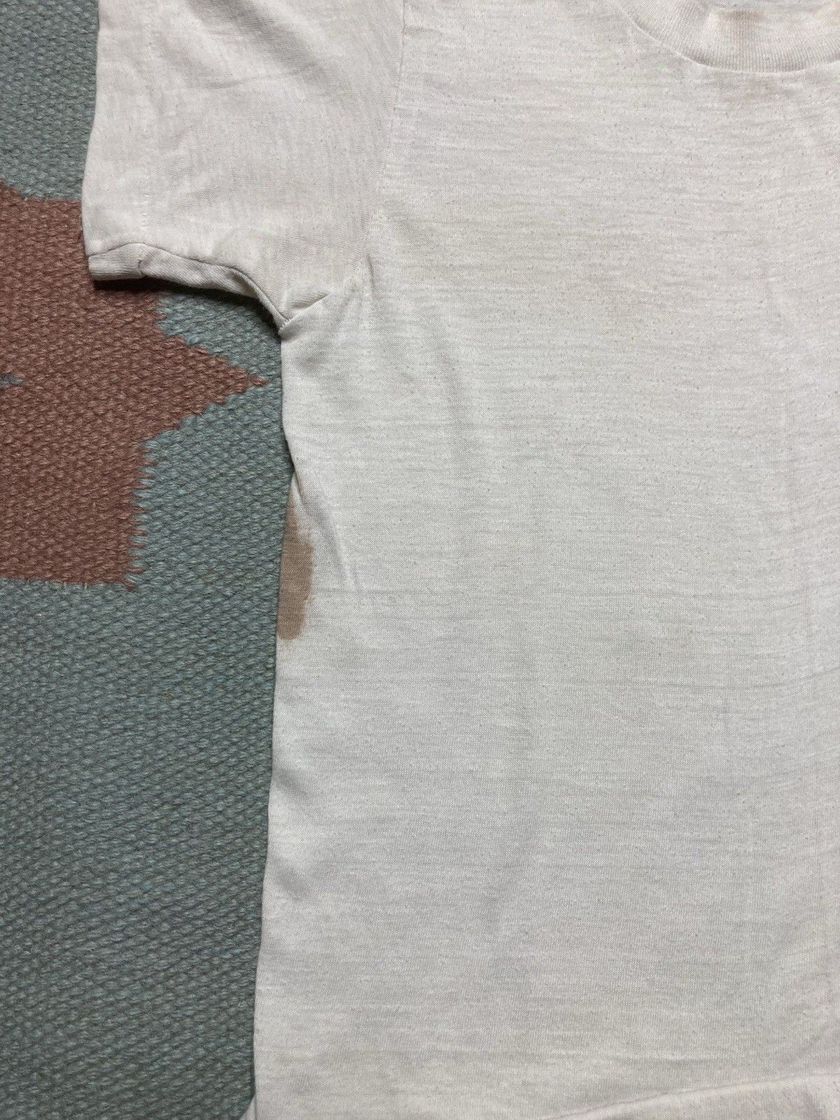 Vintage 70s blank white t shirt fruit loom boys 10 women’s baby tee Size XXS / US 00 / IT 34 - 2 Thumbnail