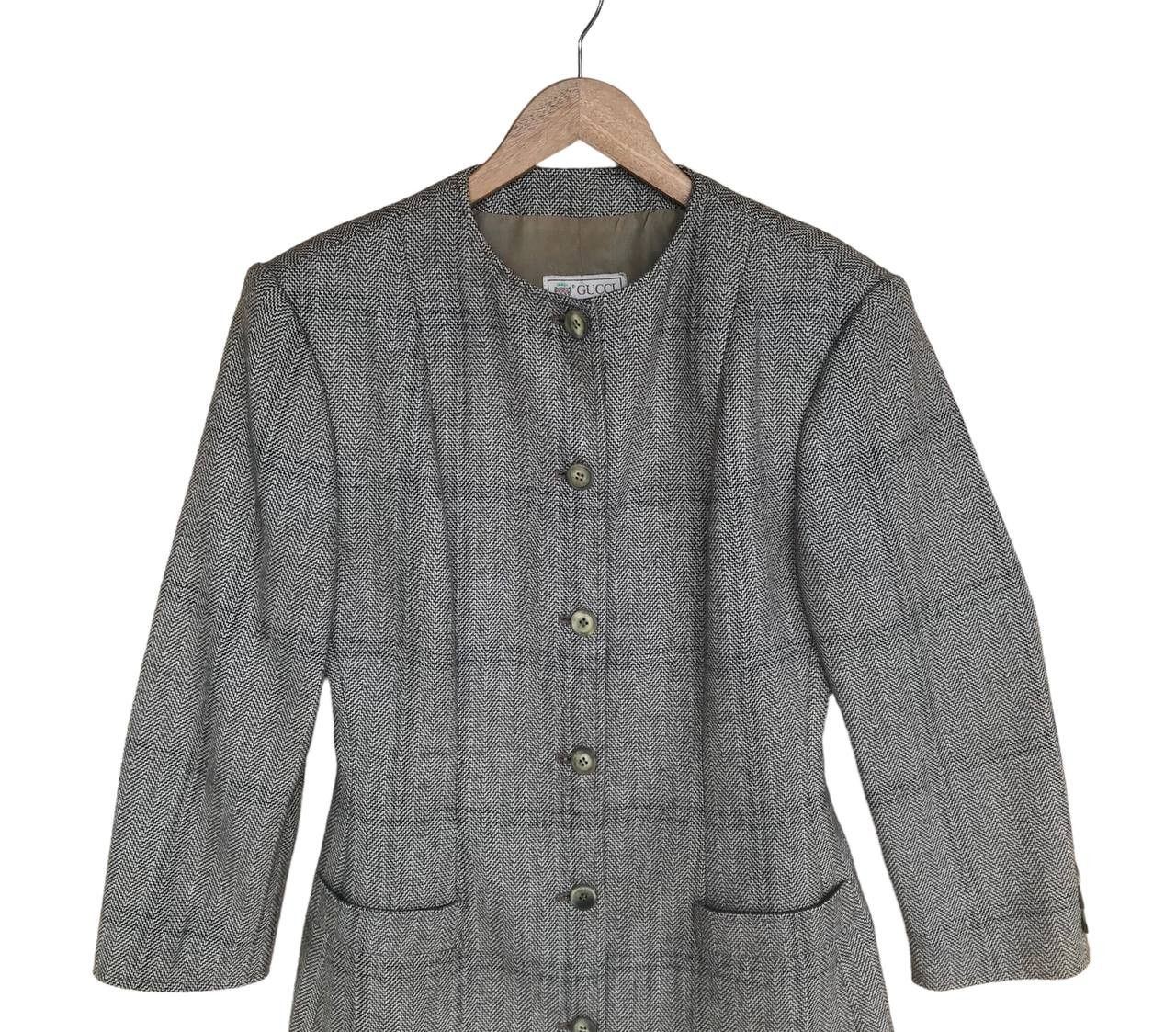 Gucci Vintage 80s Gucci wool jacket women Size S / US 4 / IT 40 - 2 Thumbnail
