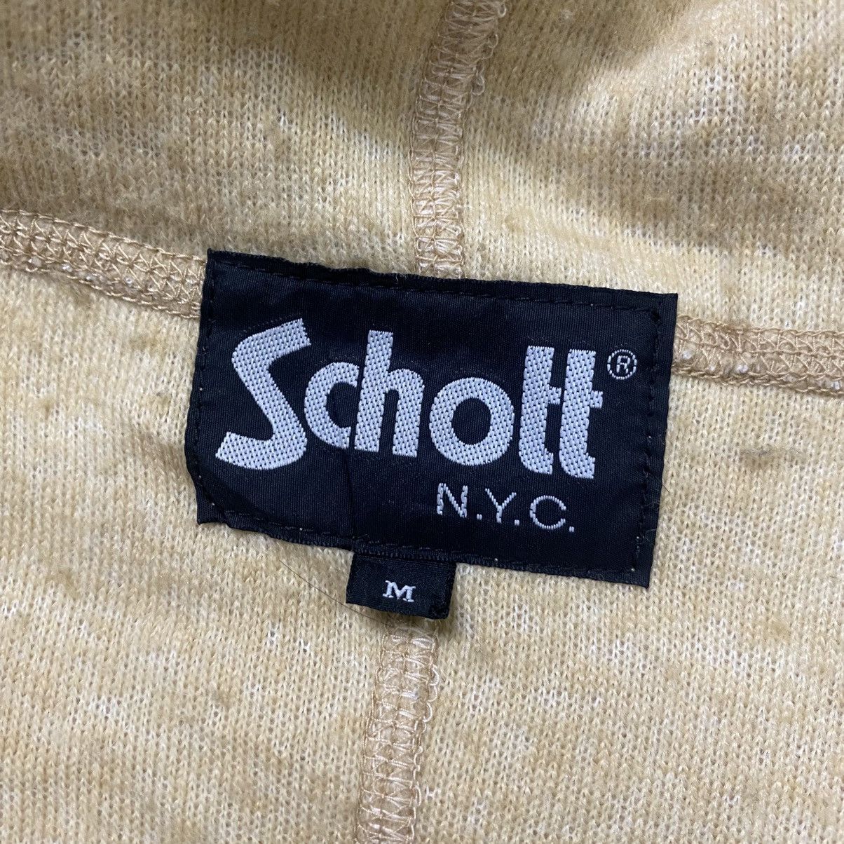 Schott Schott pile hoodie leather pocket vest Size US M / EU 48-50 / 2 - 8 Thumbnail
