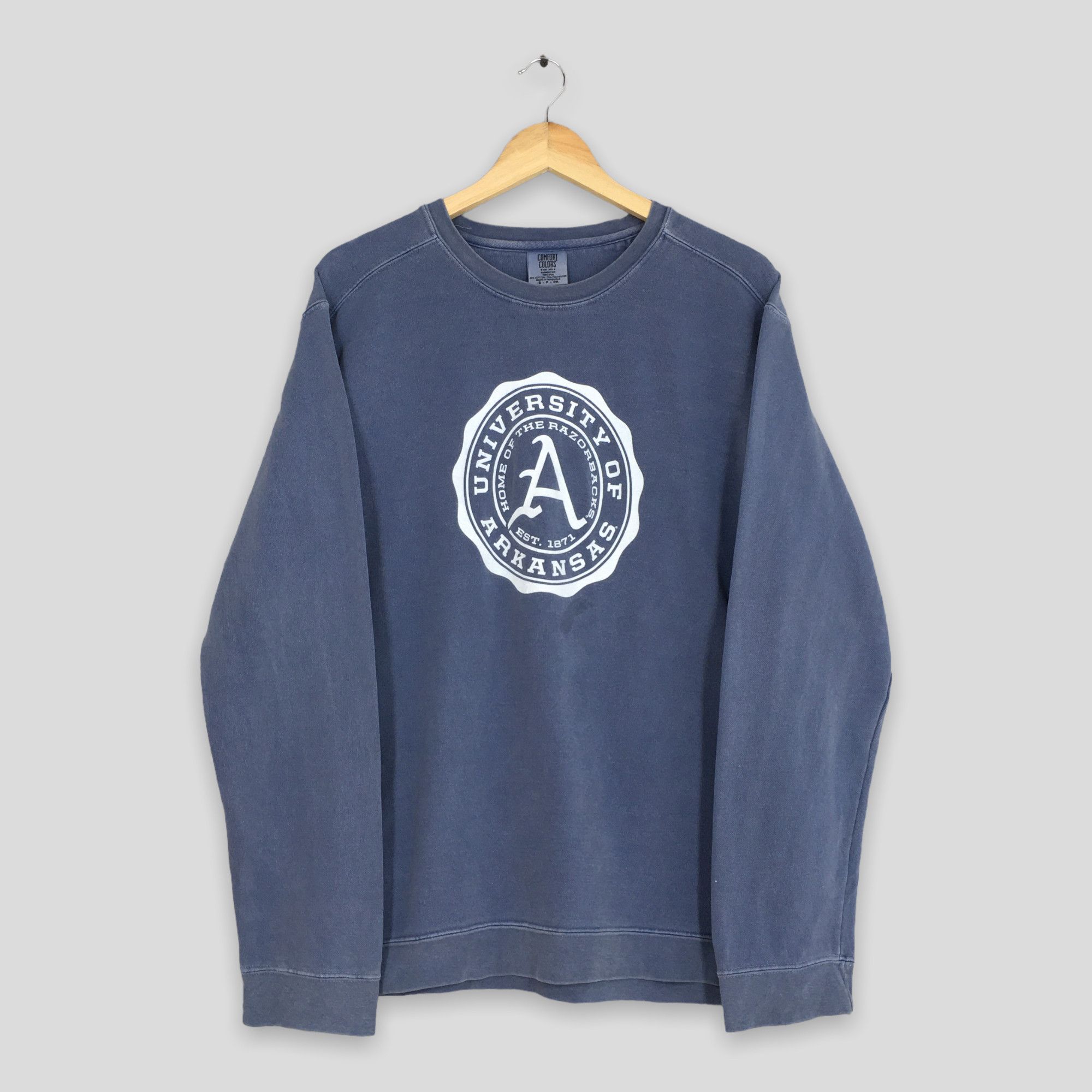 Vintage Arkansas University Blue Sweatshirt Small