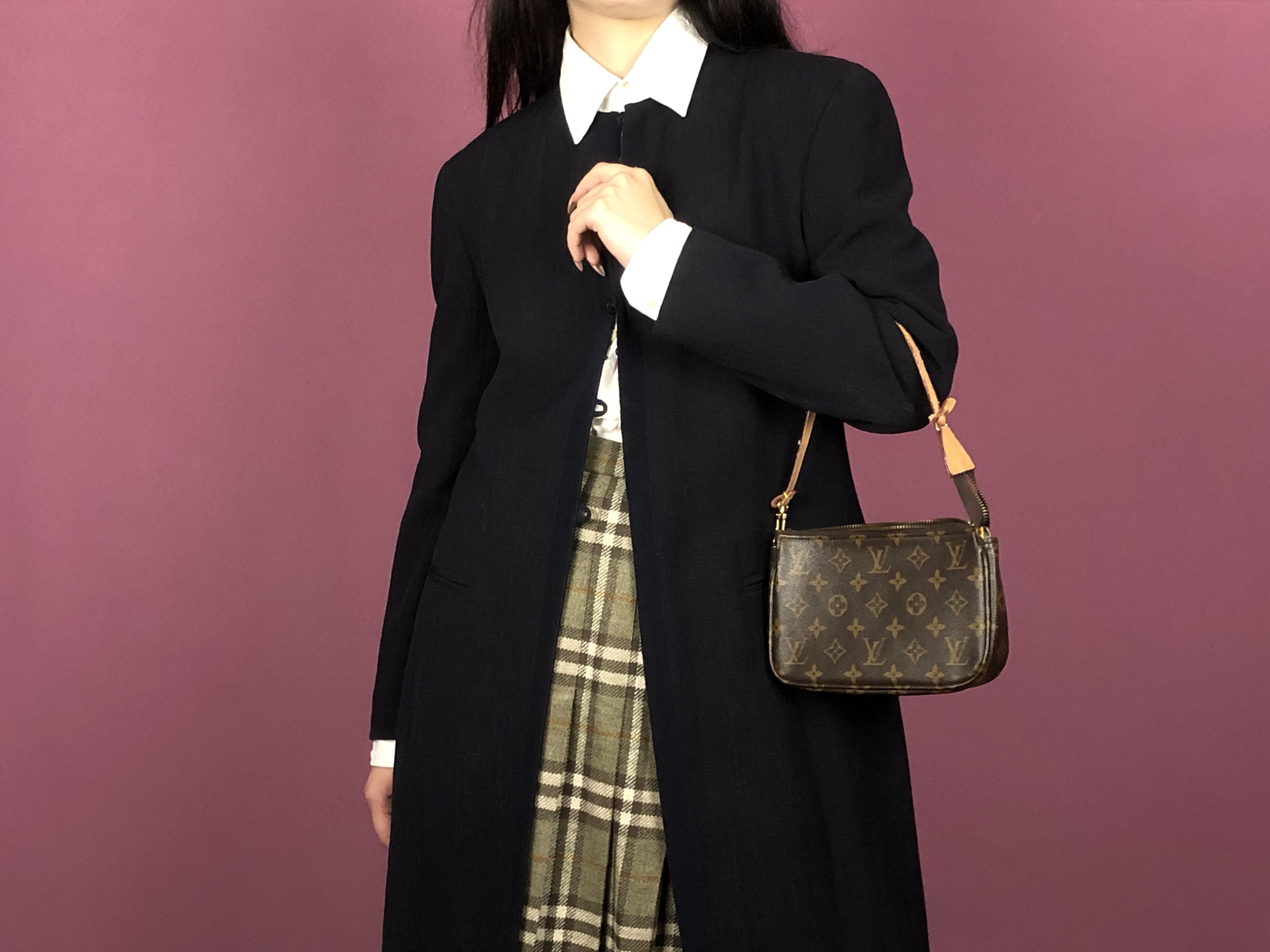 Armani × Giorgio Armani 90s Giorgio Armani Vintage Women's Silk Coat - Size 48 / M Size XL / US 12-14 / IT 48-50 - 4 Thumbnail
